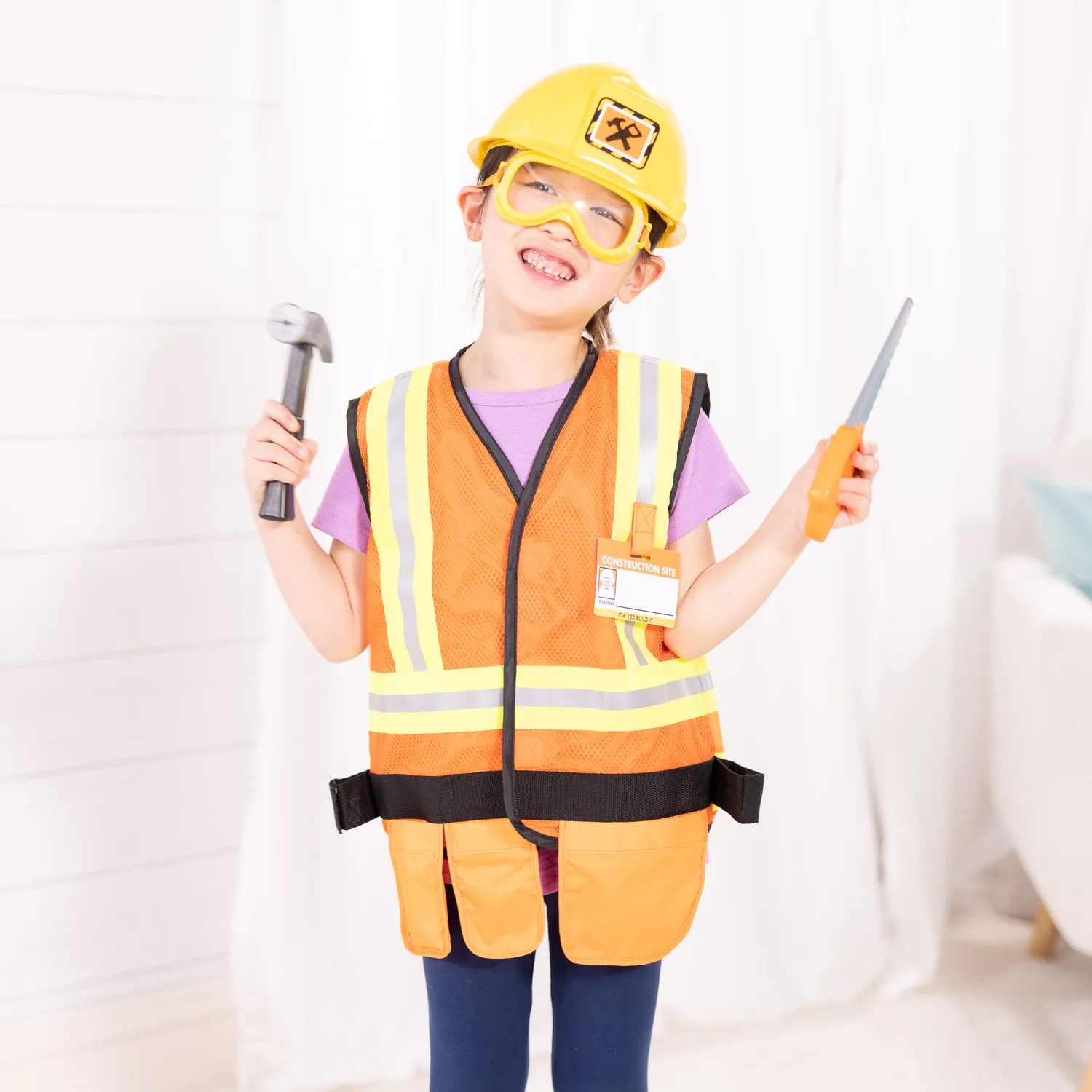 Melissa & Doug Construction Worker Bauarbeiter-Verkleidung