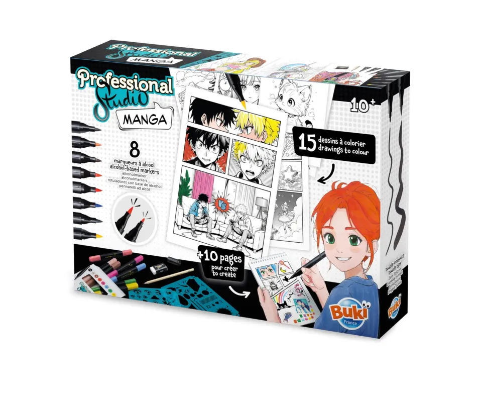 Buki Professional Studio 5439 Manga Zeichen Set A5 ab 10 Jahren