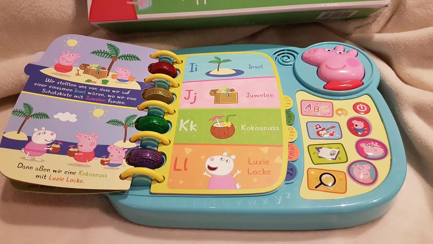 Vtech Peppas ABC-Buch Lernbuch für Kinder 2-5 Jahre