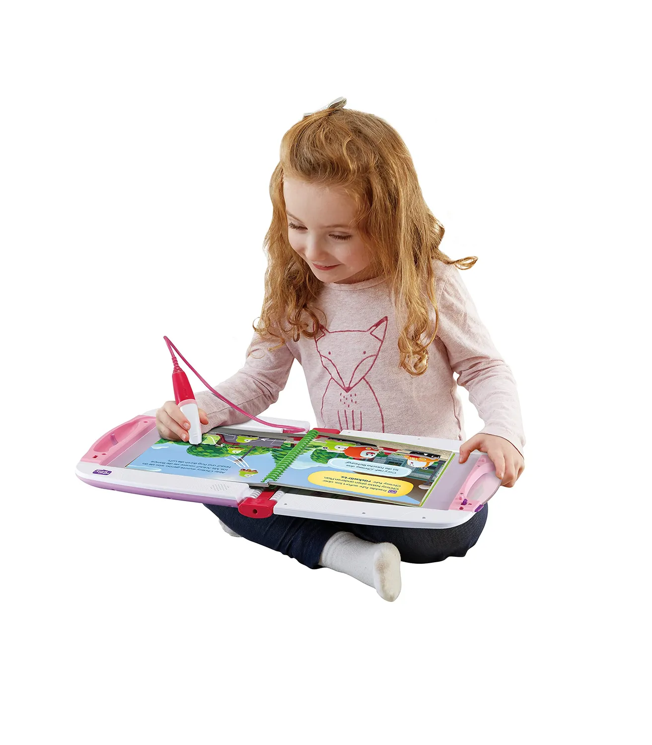 VTech MagiBook v2 Pink Lernbuchsystem mit 2 Büchern Stift