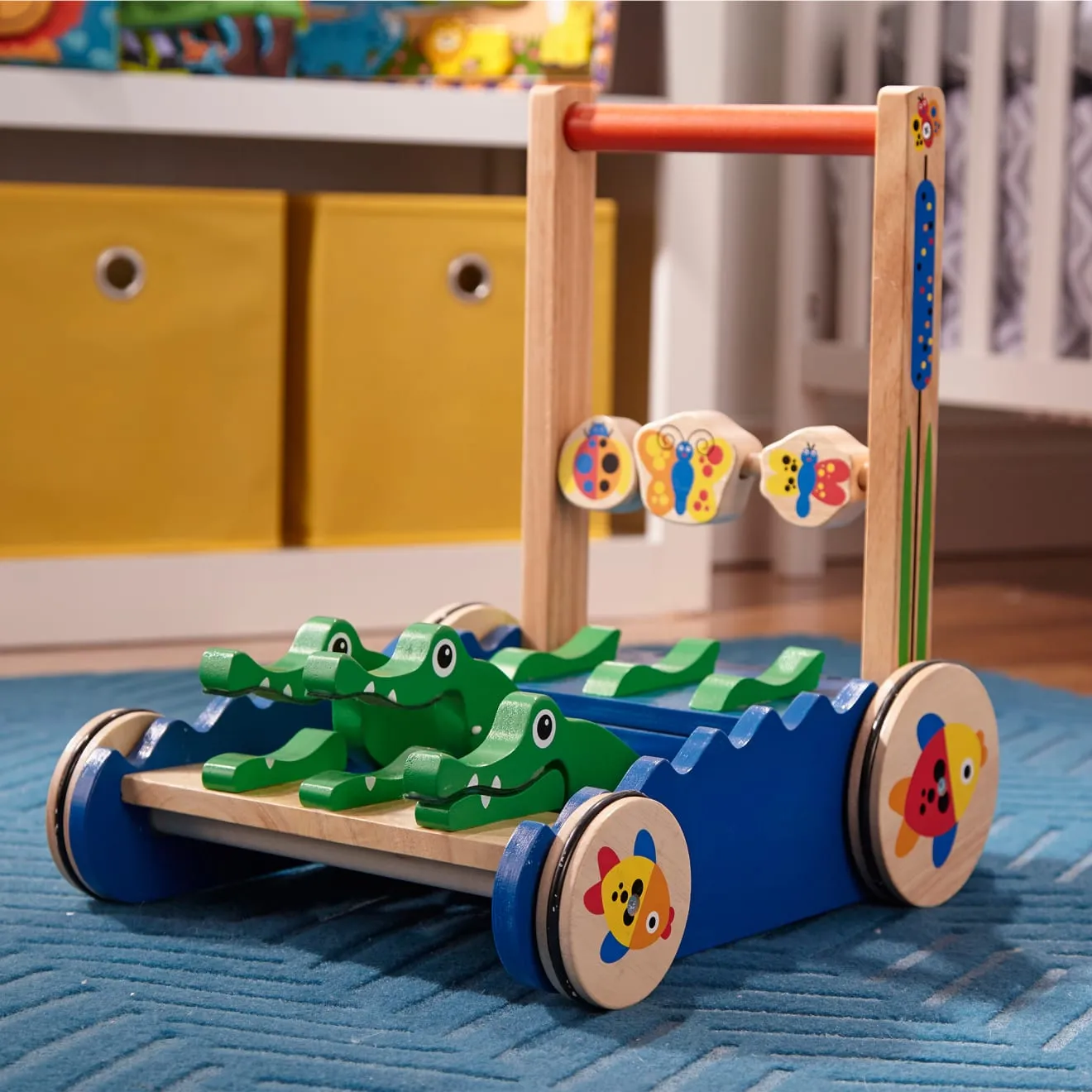 Melissa & Doug Chomp Clack Alligator Schiebespielzeug