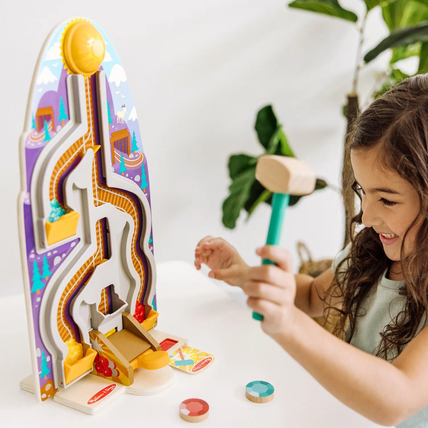Melissa & Doug Fun at the Fair Ring the Bell Jahrmarktspiel Holz