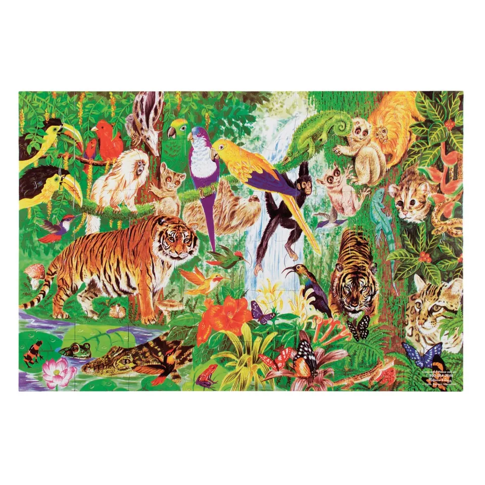 Melissa & Doug Rainforest Bodenpuzzle 48 Teile