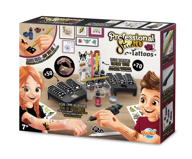 Buki Prof. Studio 5437 Tattoo-Set temporär Schwarz