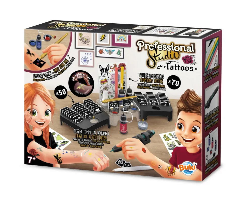 Buki Prof. Studio 5437 Tattoo-Set temporär Schwarz