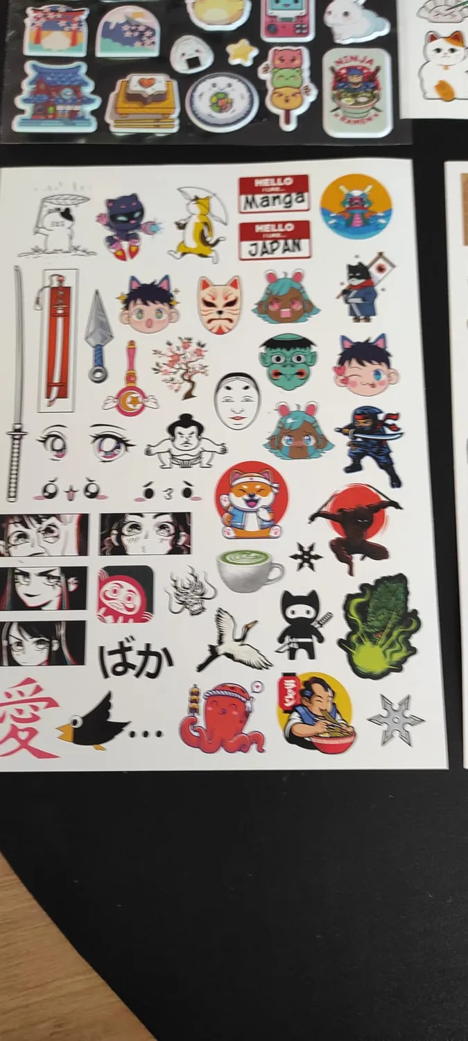 Buki France FK021 Sticker Manga Kawaii 200 Aufkleber