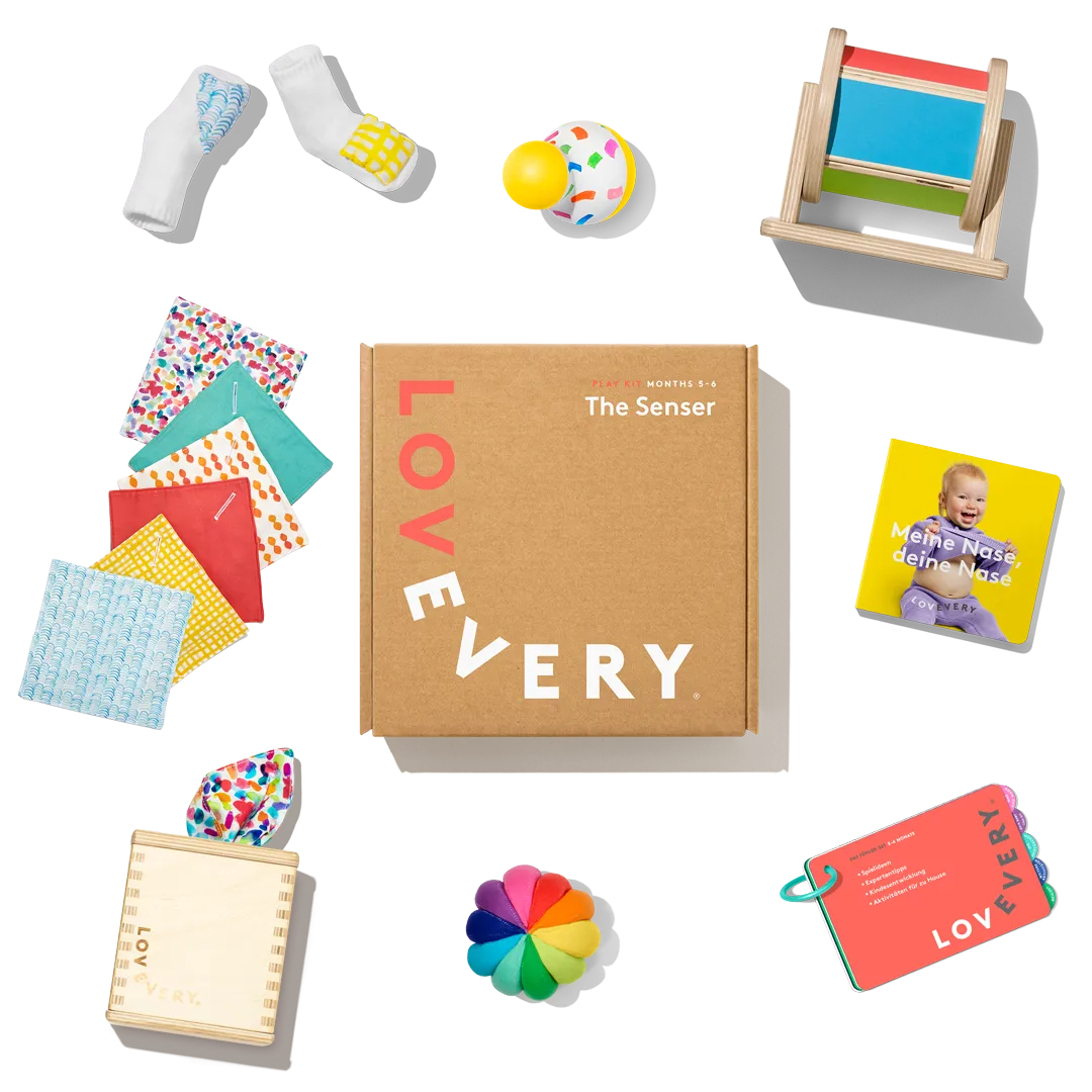 Lovevery Das Fühler-Set Babyspielzeug ab Geburt