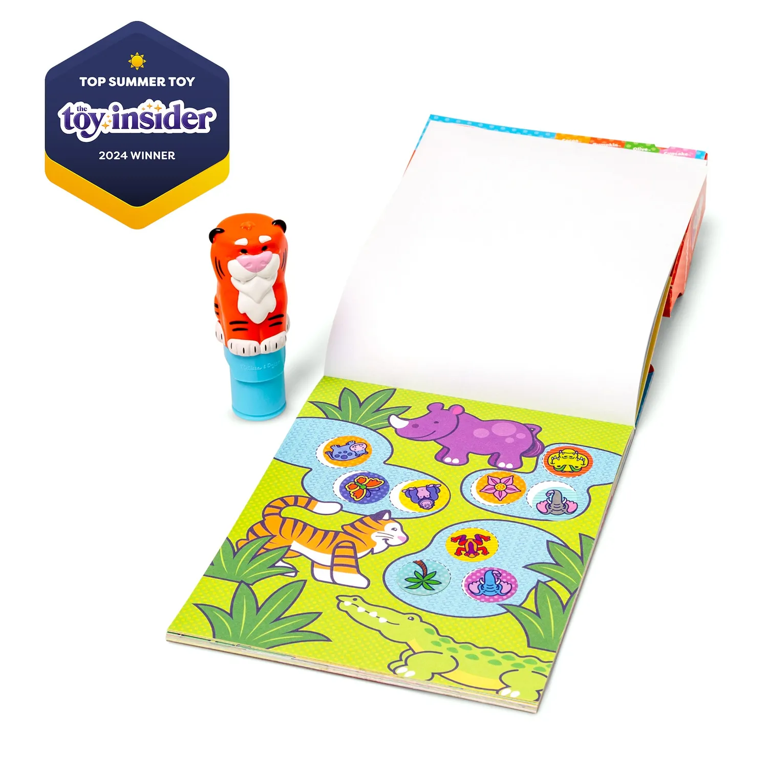 Melissa & Doug Sticker WOW Tiger Stickerheft 24 Seiten 300 Sticker