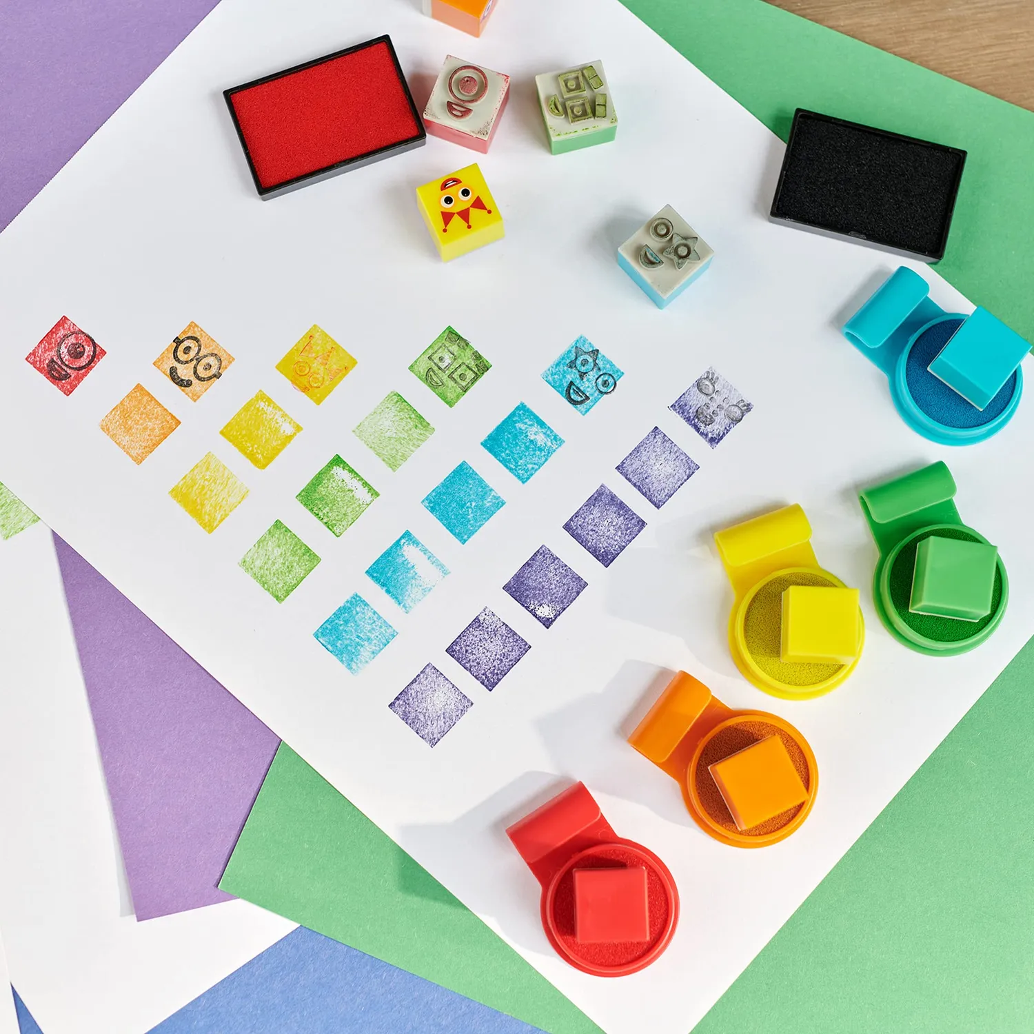 Learning Resources Numberblocks Stampoline Freizeitpark Stempelset