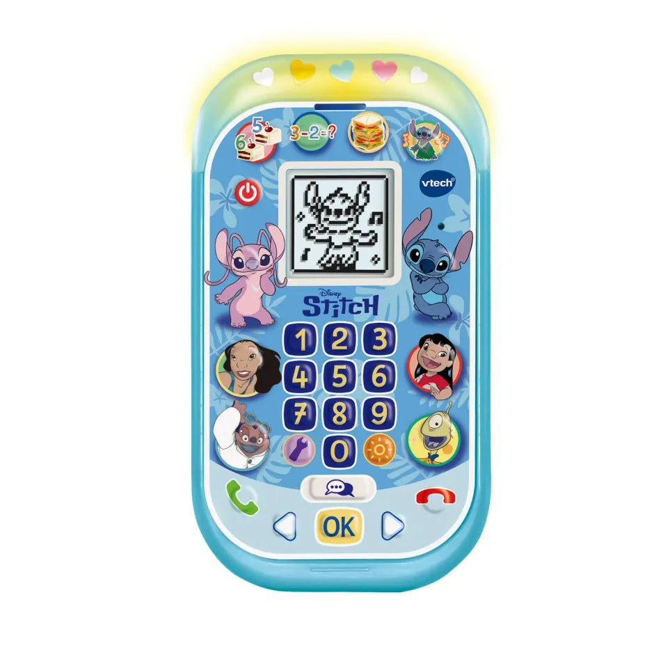 VTech Stitch Lernhandy 80-586004 Spielhandy 4-7 Jahre Disney