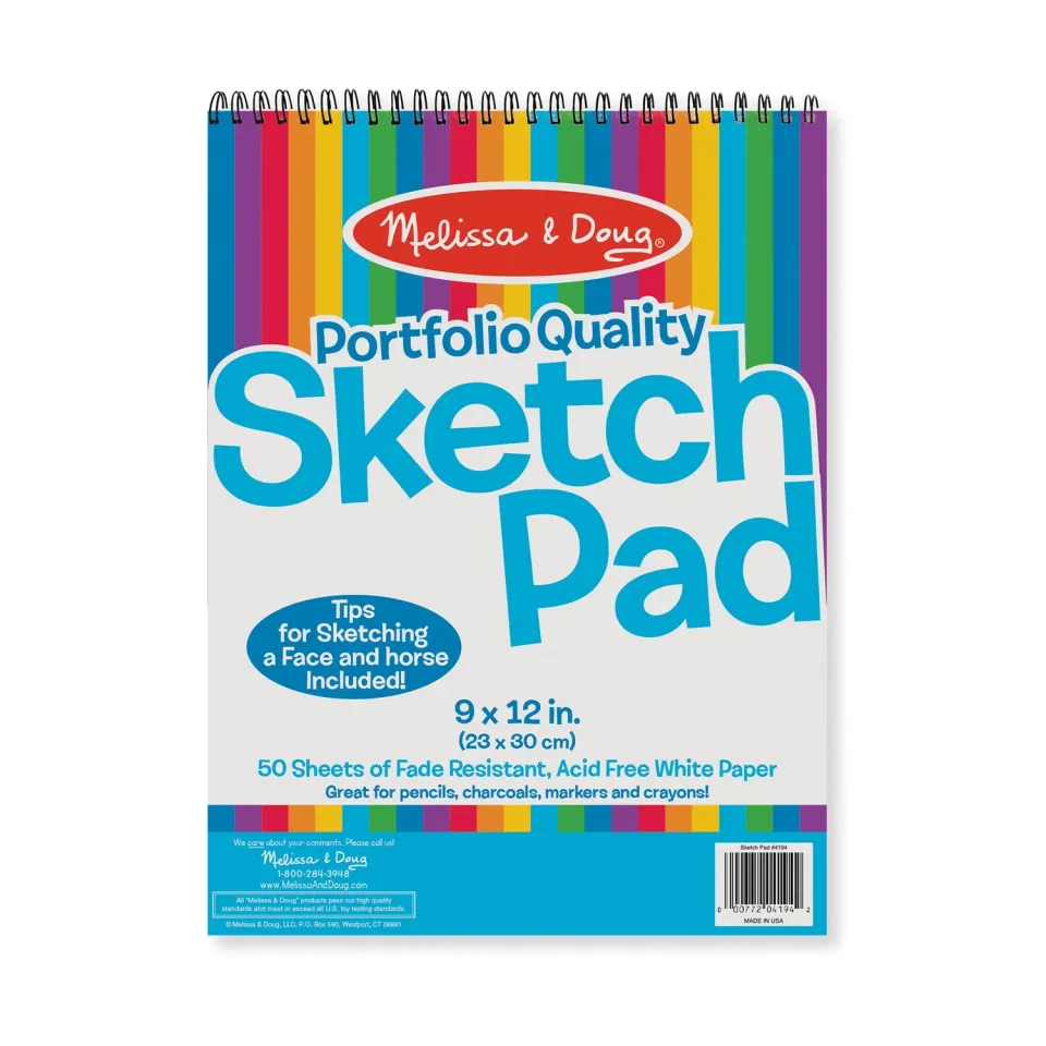 Melissa & Doug Sketch Pad Malblock 9x12 Zoll