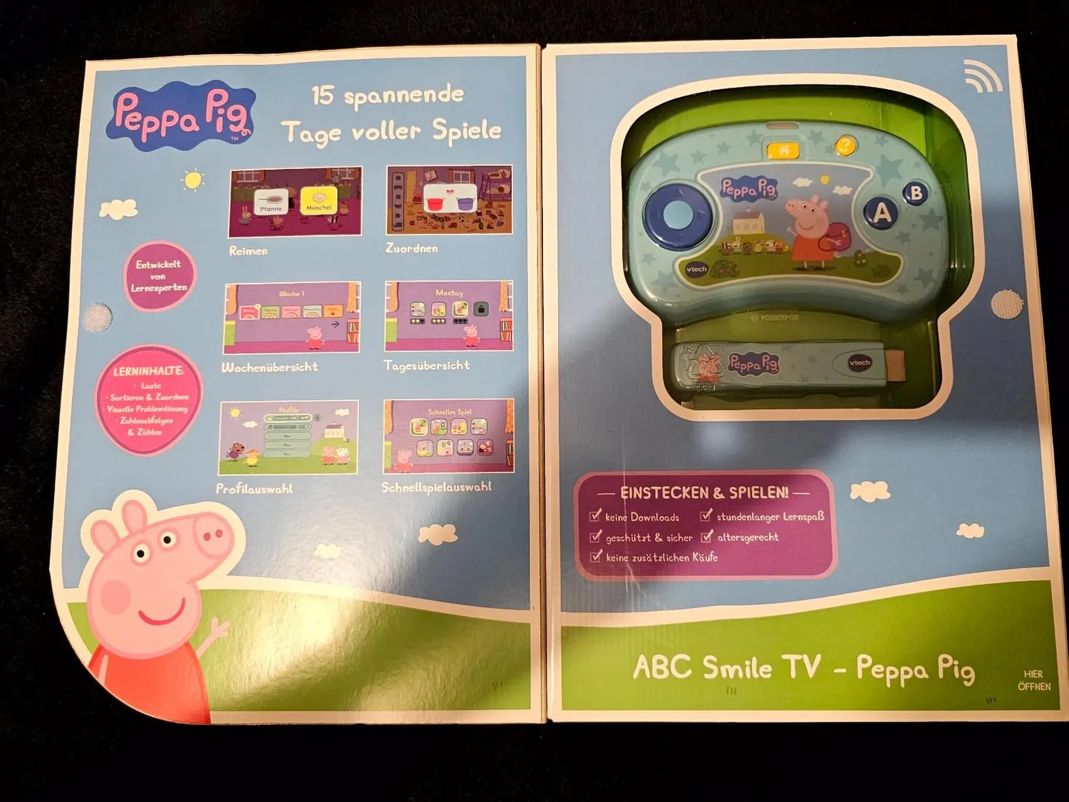 VTech ABC Smile TV Peppa Pig Lernkonsole HDMI 3-7 J.