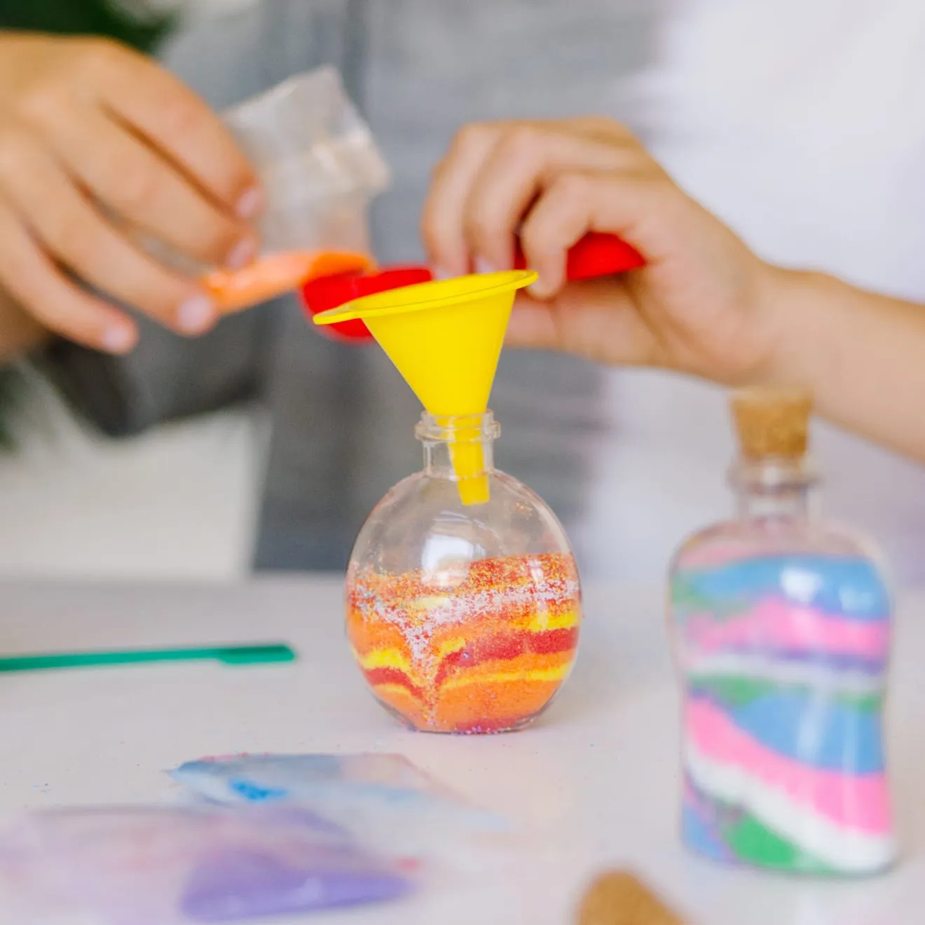 Melissa & Doug Created by Me Sand Art Bottles Bastelset Sand