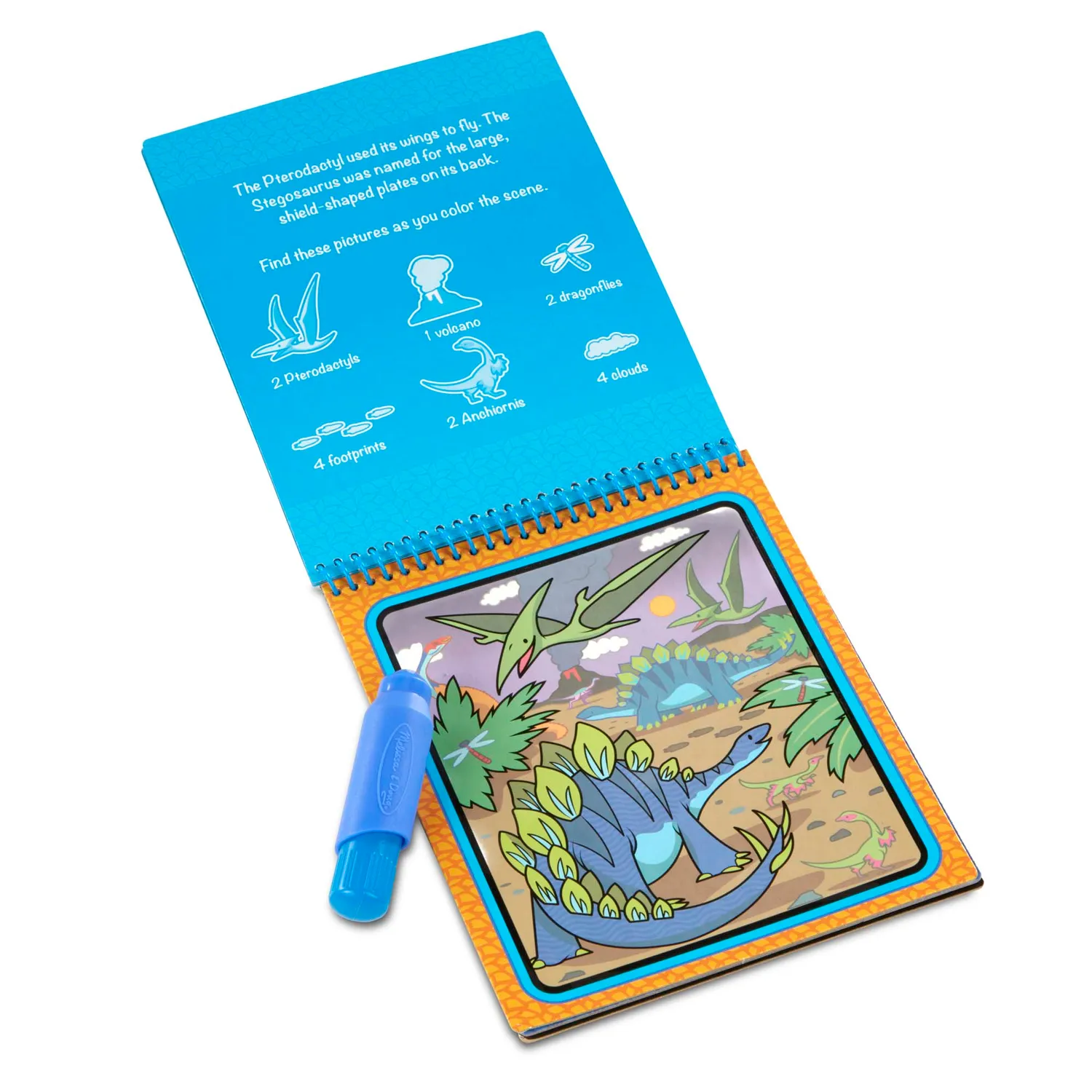 Melissa & Doug Water Wow Dinosaurier Malbuch mit Wasser