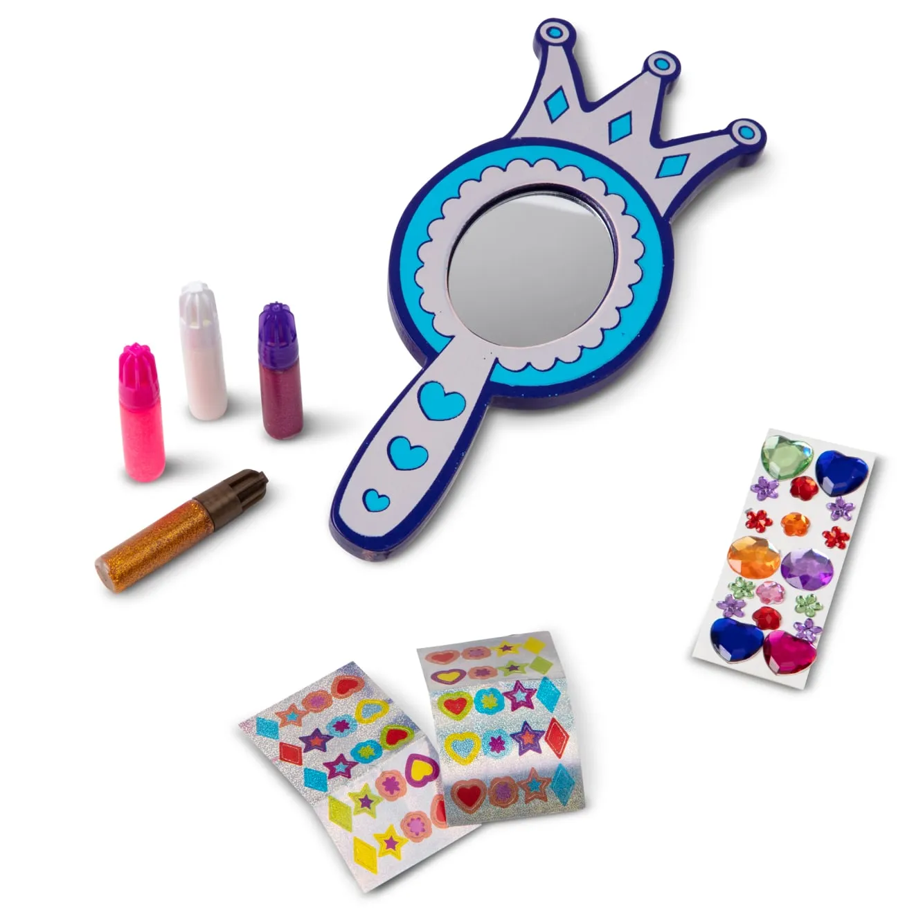 Melissa & Doug Prinzessin Holzspiegel Bastelset zum Verzieren