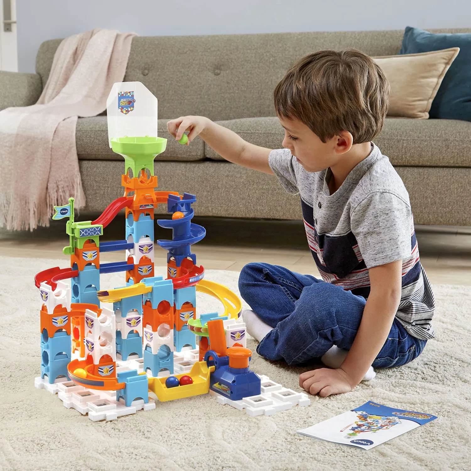 VTech Marble Rush Spiral Starter Set Kugelbahn mit Kugeln