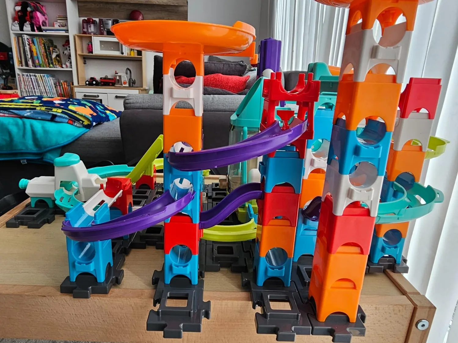 VTech Marble Rush Space Magnetic XL300 E Murmelbahn 115 Teile magnetisch