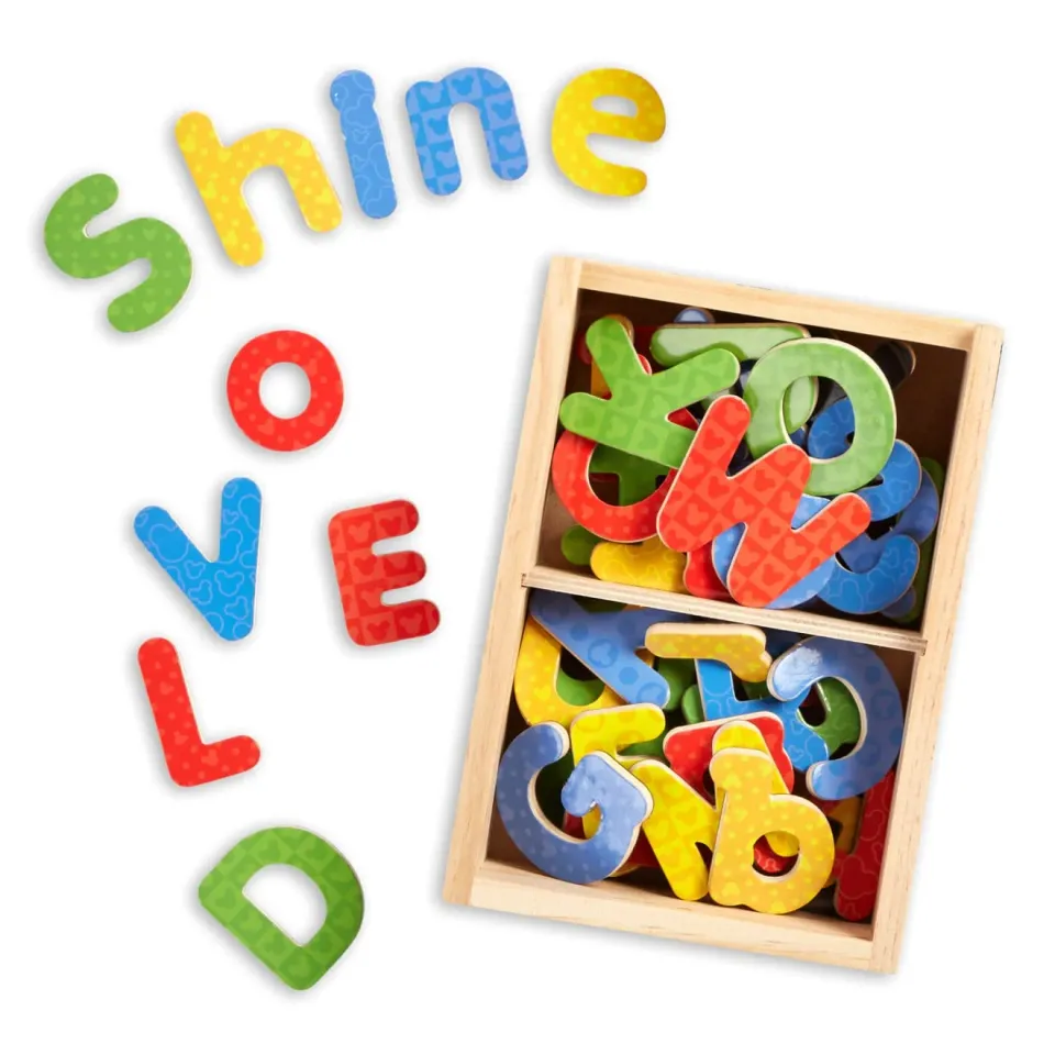 Melissa & Doug Disney Mickey Friends Magnetbuchstaben Holz 52tlg