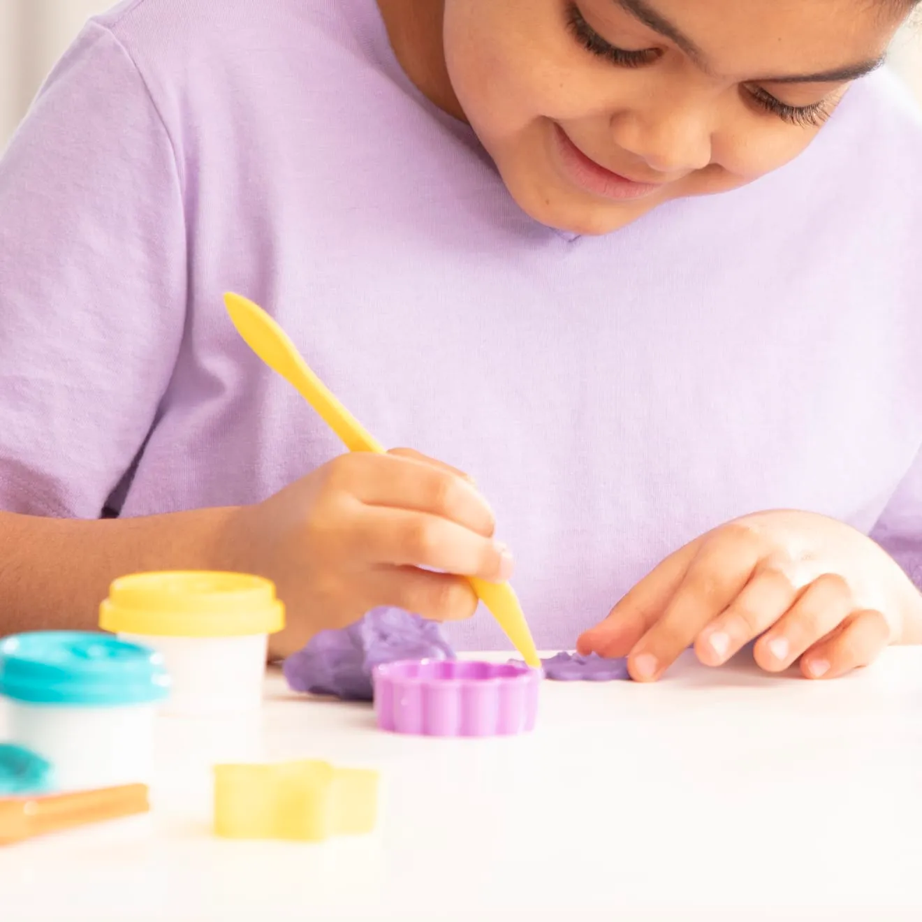 Melissa & Doug Created by Me! Knete Set 4 Farben 8 Tools