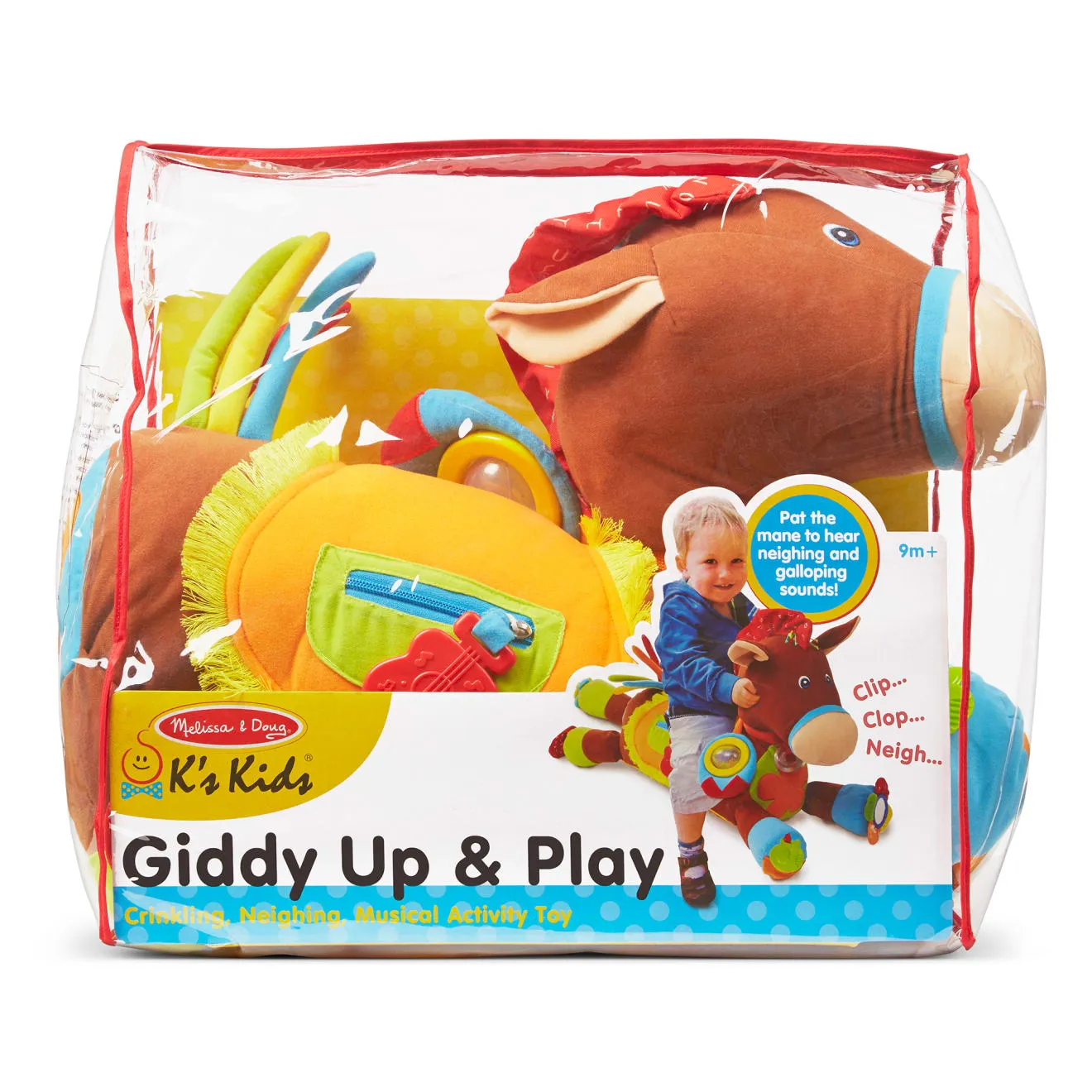 Melissa & Doug K's Kids Giddy-Up Pony Baby Spielzeug Plüsch