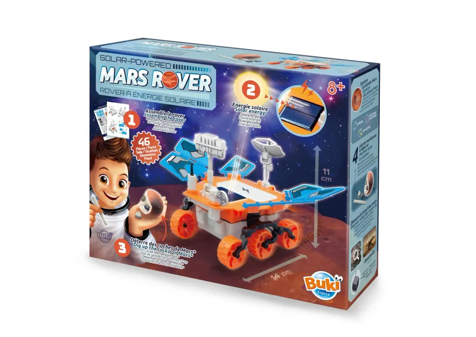Buki Mars Rover Solar Bausatz ab 8 Jahren Gestein