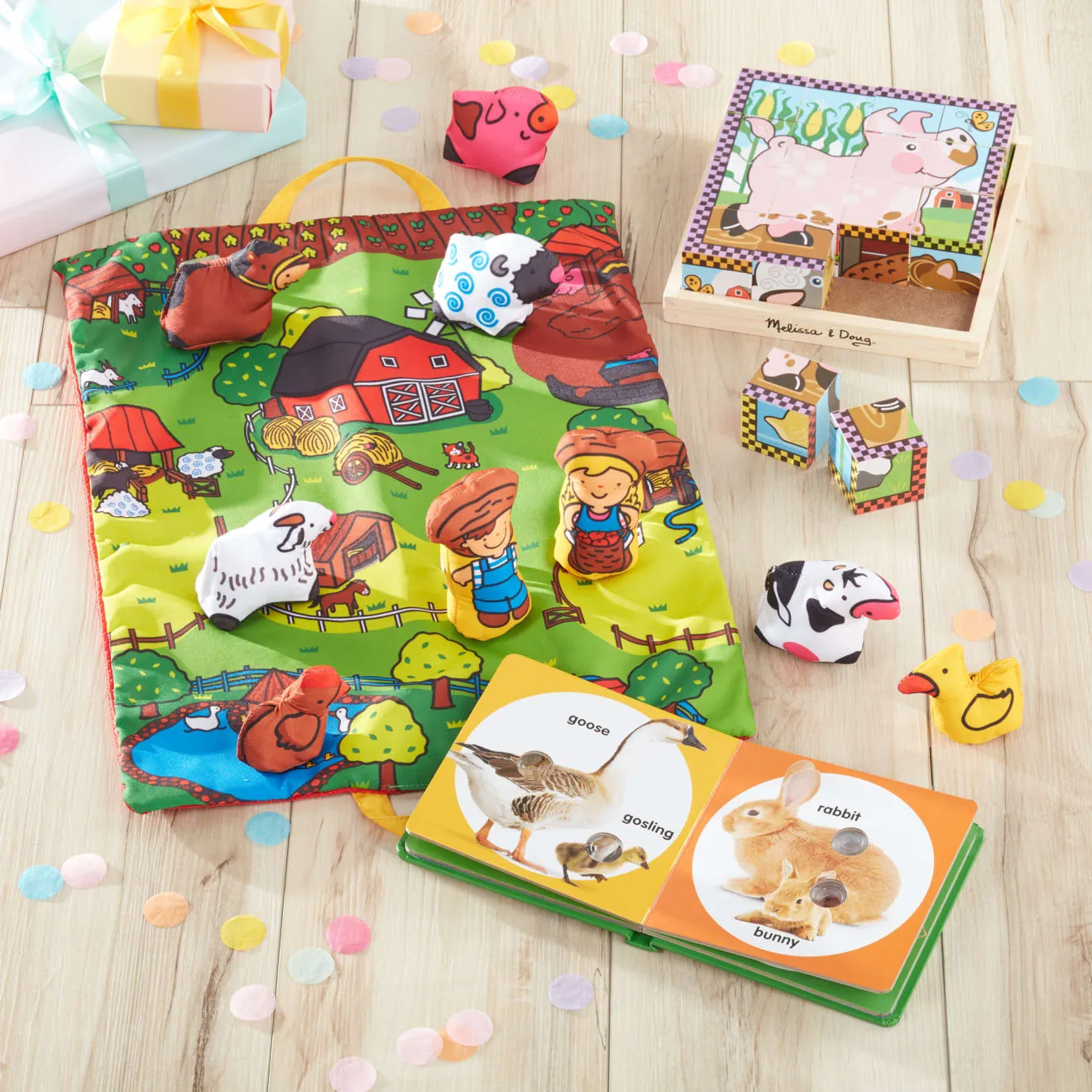 Melissa & Doug K's Kids Bauernhof Spielmatte Baby