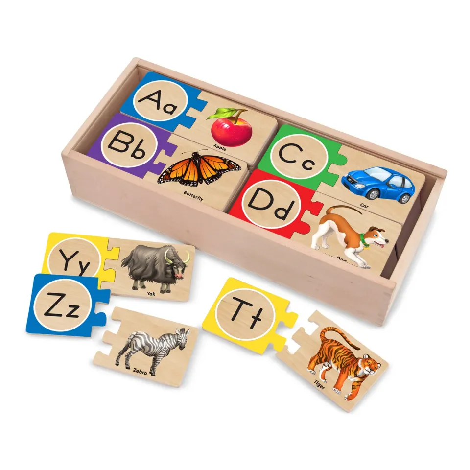 Melissa & Doug Self-Correcting Letter Puzzles Buchstaben