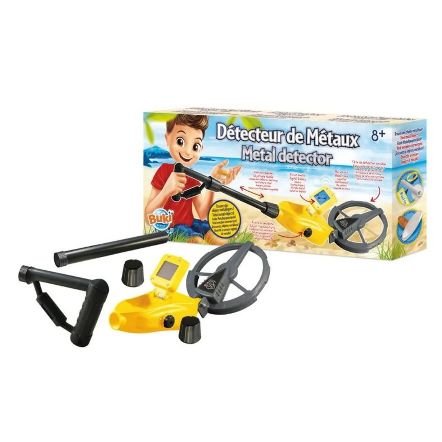 Buki KT7020D Metalldetektor für Kinder ab 8 Jahren