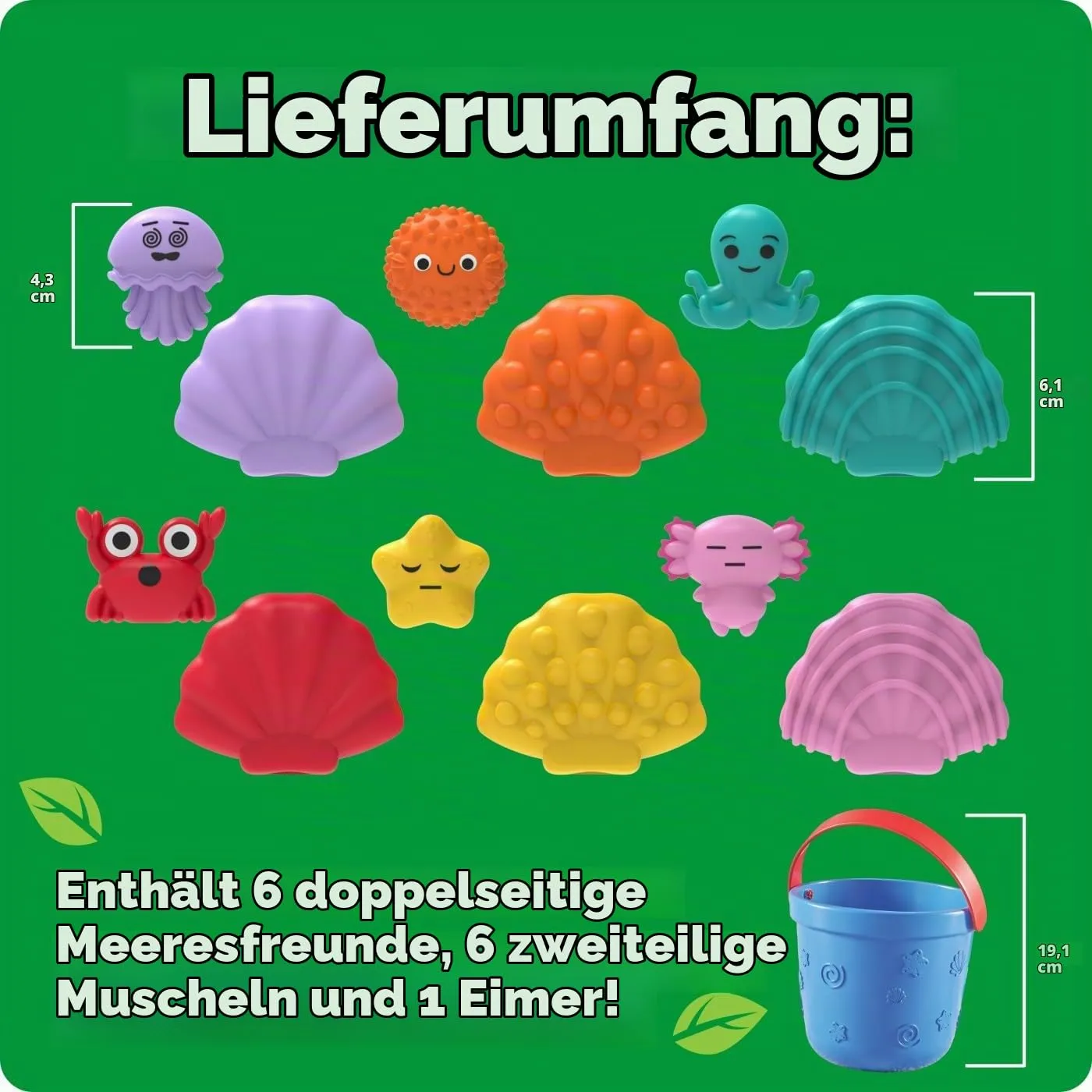 Learning Resources Emotionale Ozean-Muscheln Sensorikspielzeug