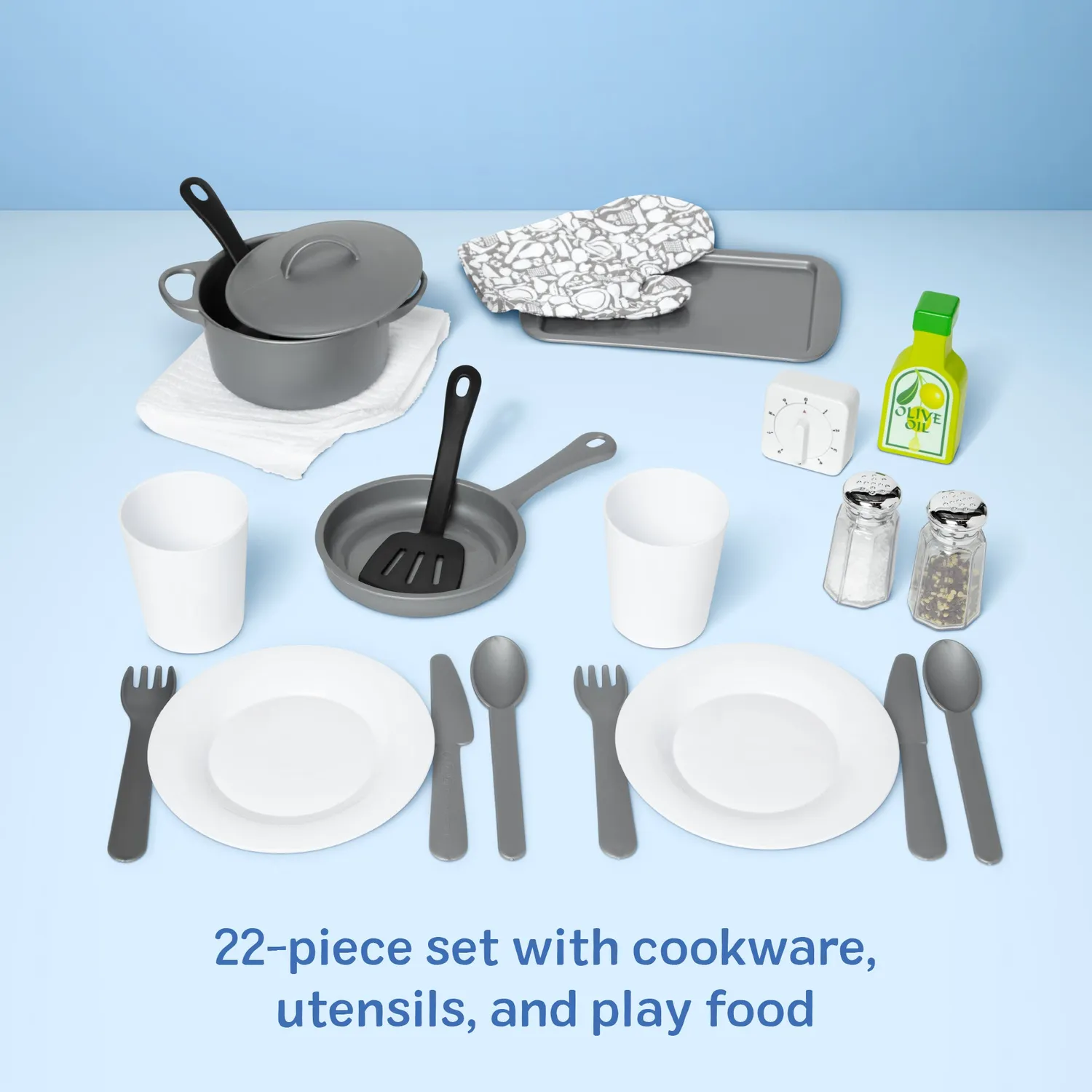 Melissa & Doug Kitchen Accessory Spielküchen Set 22-tlg