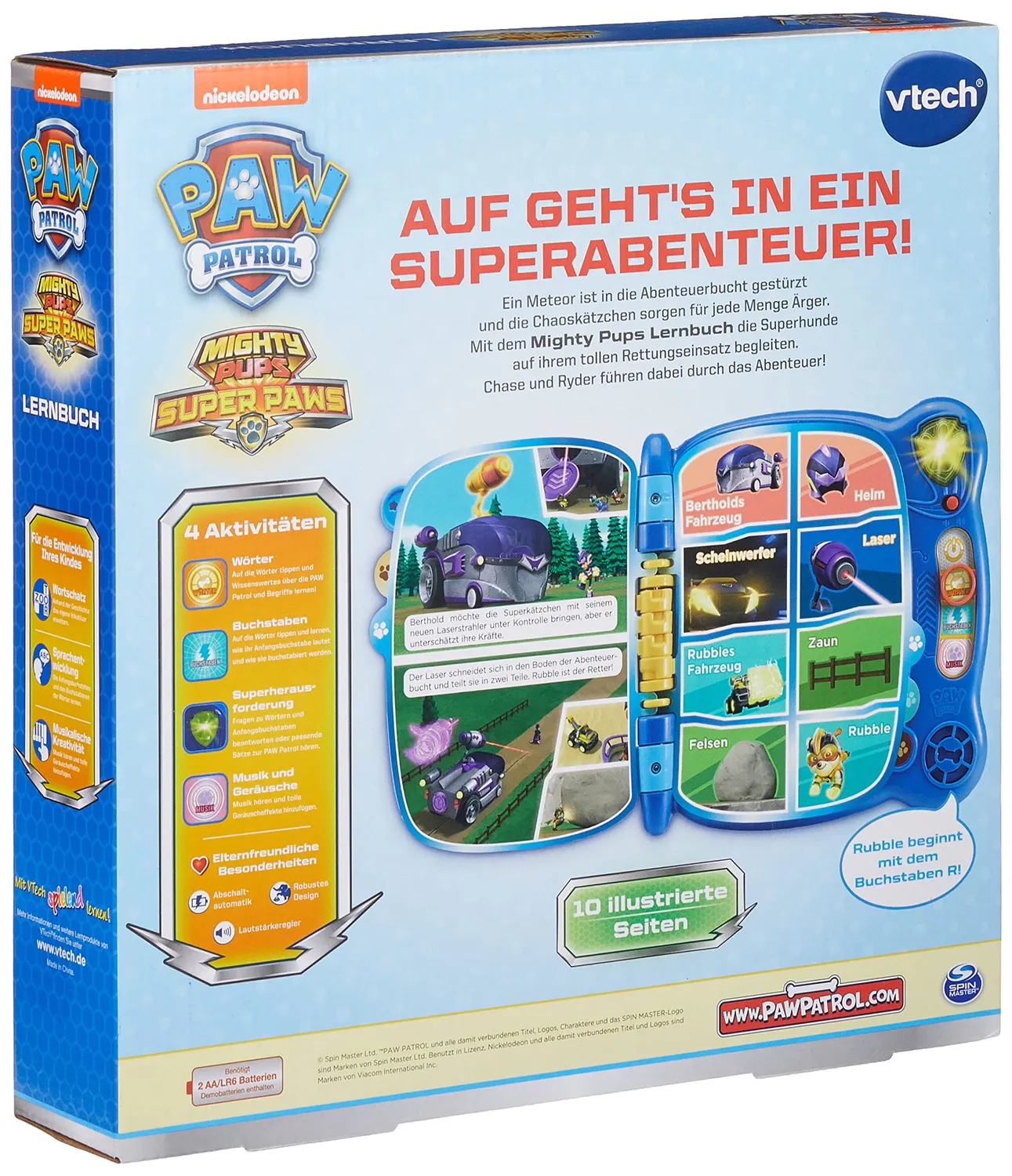 VTech Mighty Pups Lernbuch Paw Patrol interaktiv 3-6 Jahre