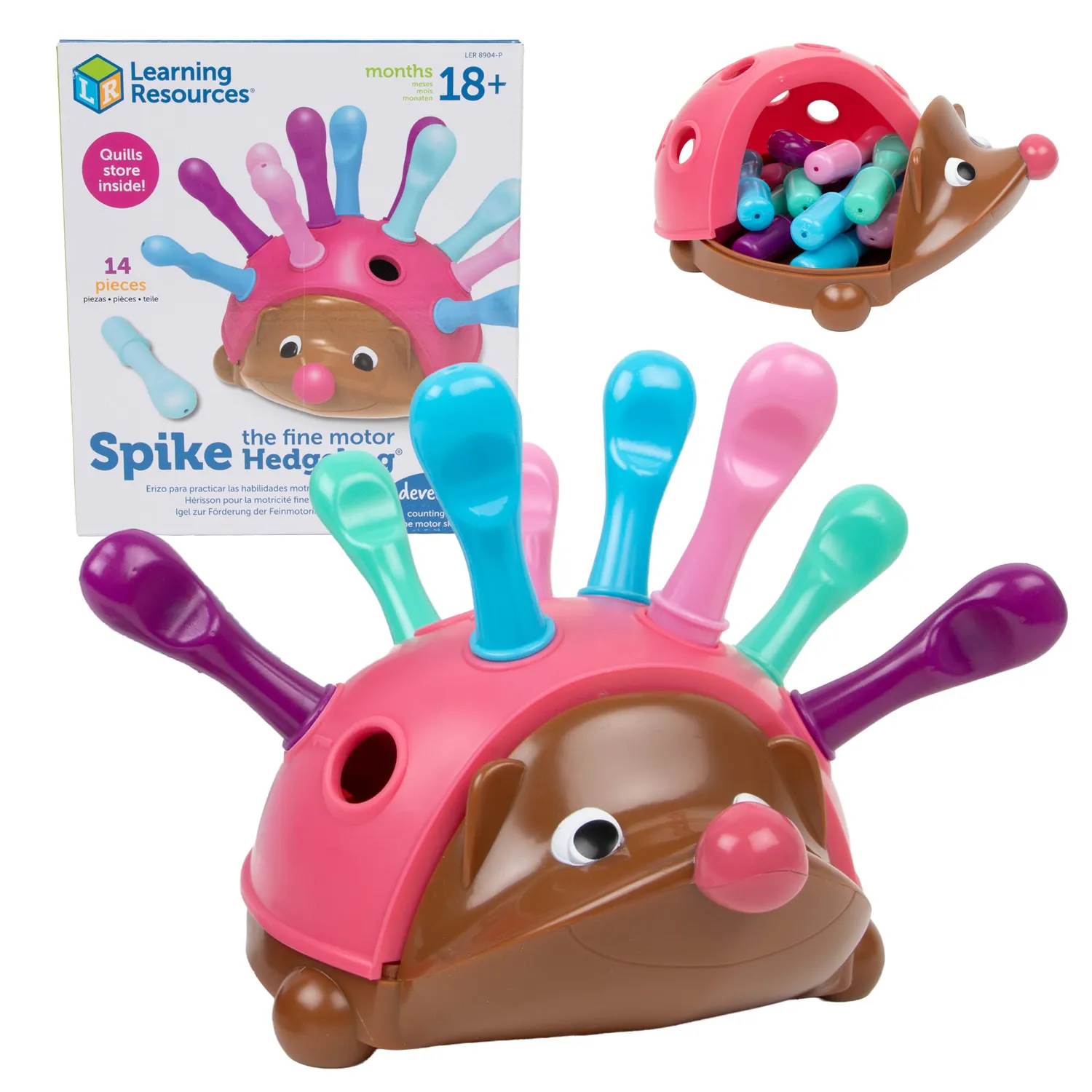 Learning Resources Spike der Igel Motorikspielzeug blau 12-teilig