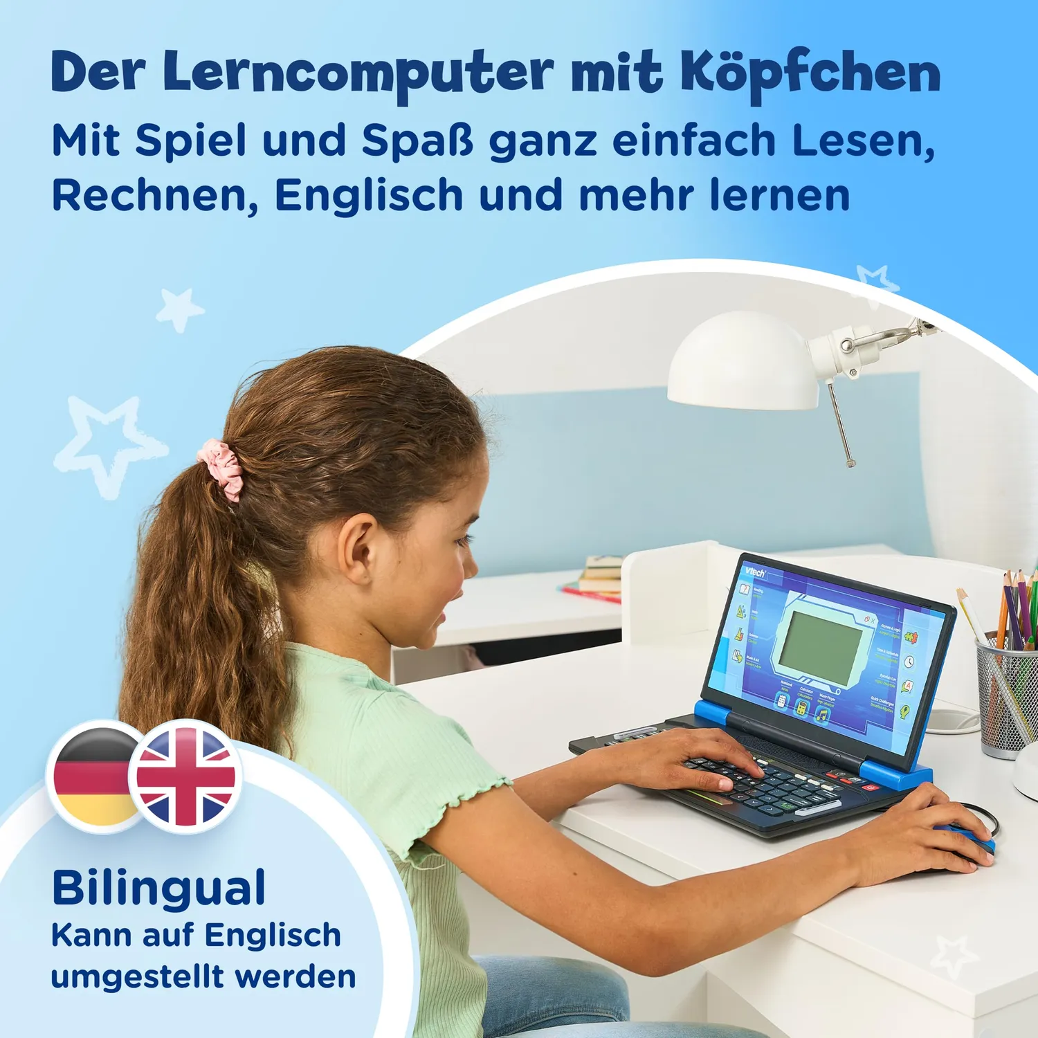 VTech Explorer Laptop Pro Lerncomputer 164 Spiele Deutsch