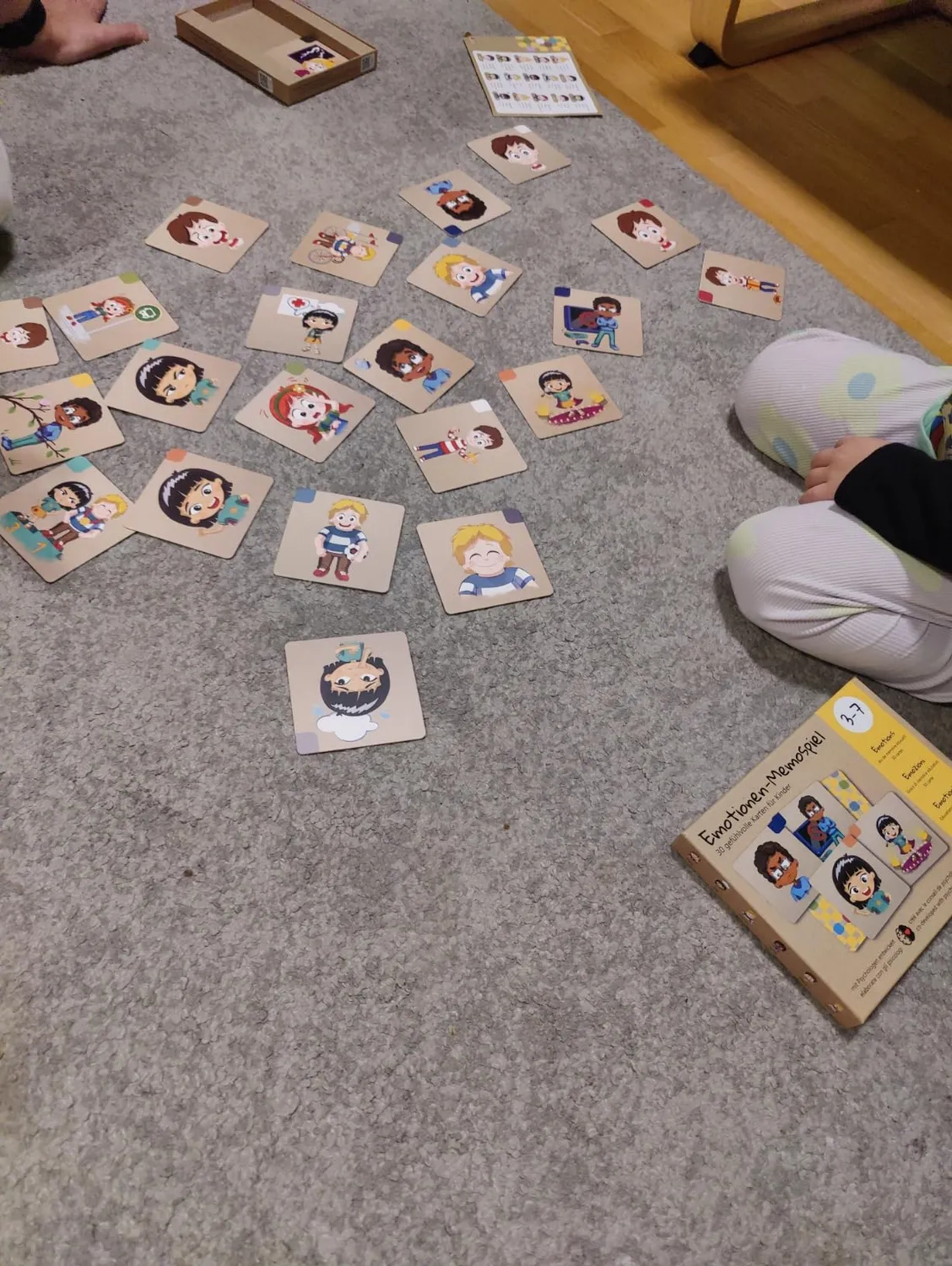HANNIline Emotionen Memospiel 30 Karten ab 3 Jahren