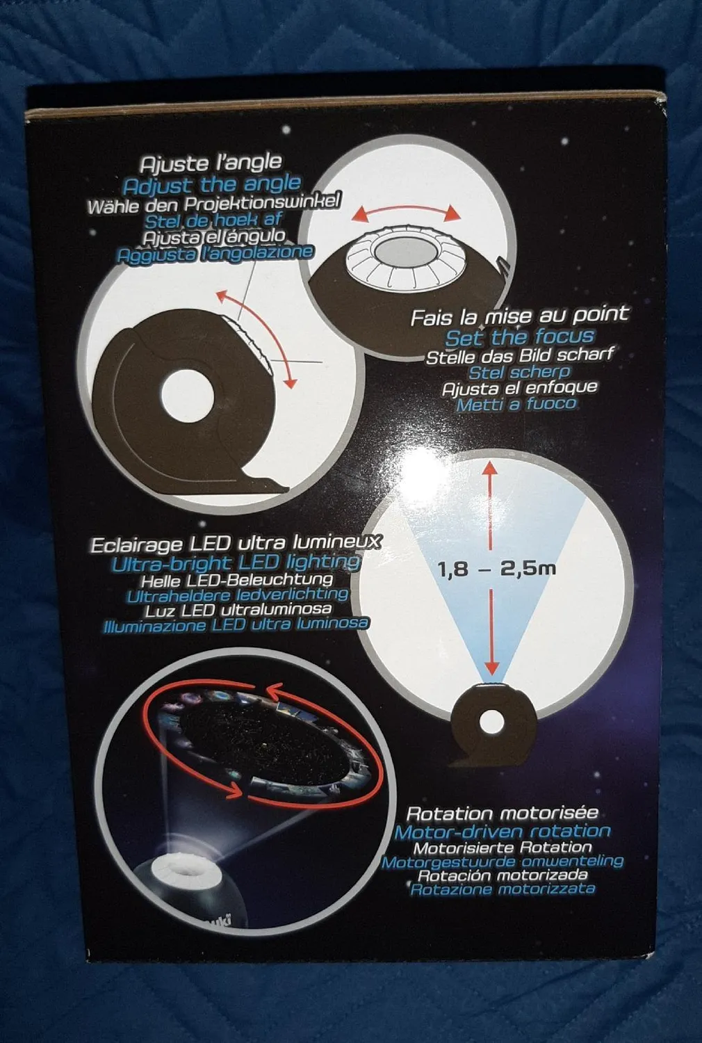 Buki 8002 HD-Planetarium Projektor 3 Scheiben LED