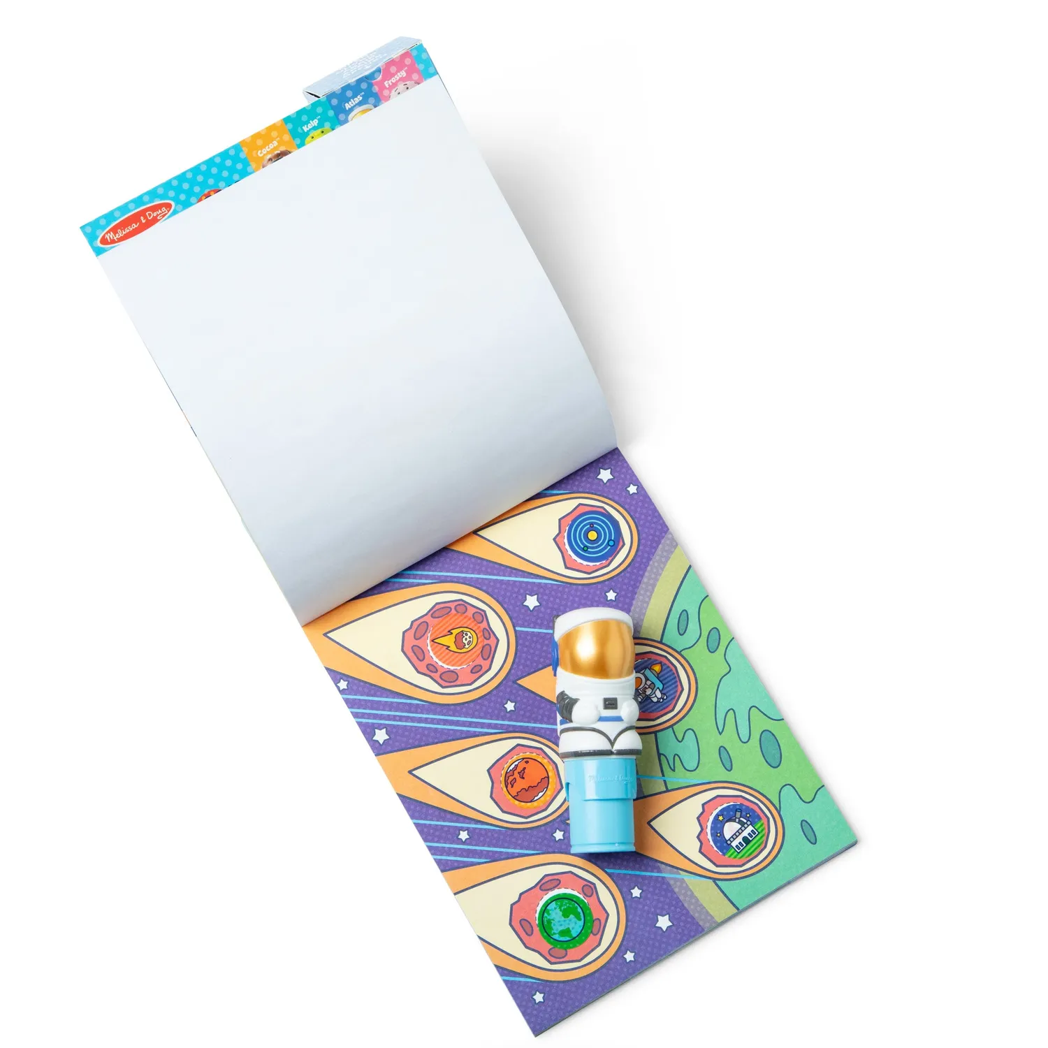 Melissa & Doug Sticker WOW Astronaut Stickerheft Stempel