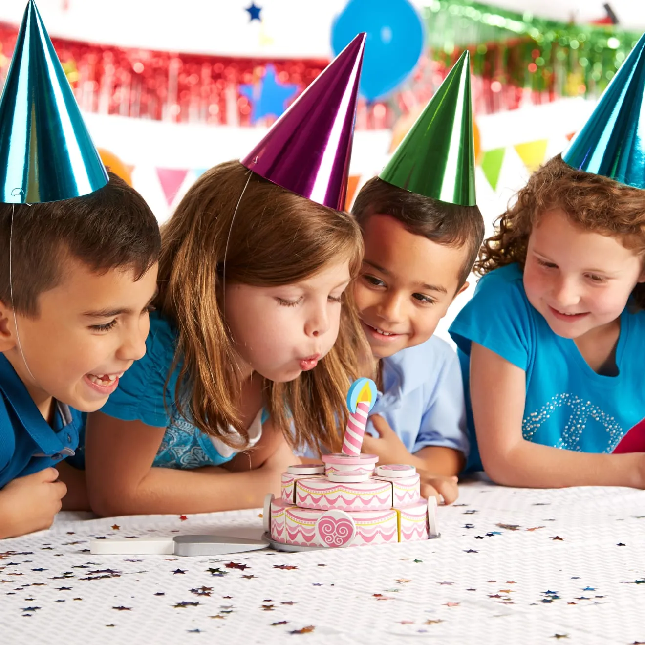 Melissa & Doug Triple-Layer Party Cake Holzspielkuchen 3-lagig