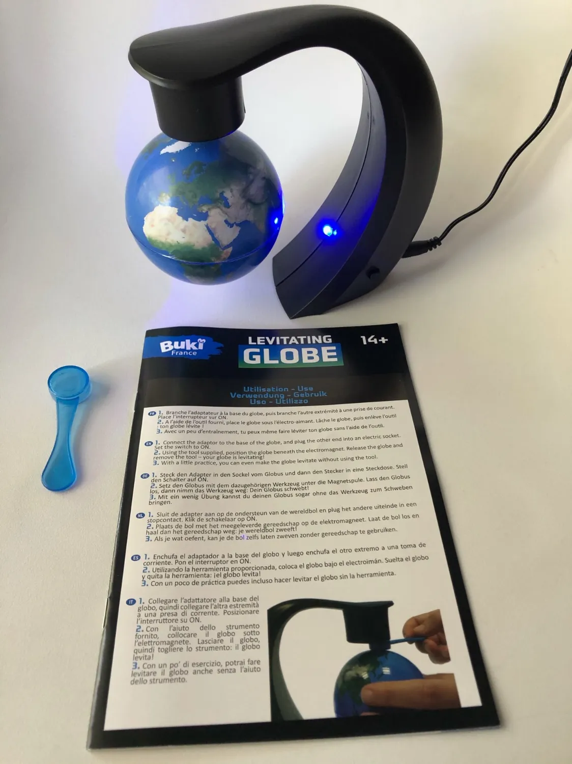 Buki France SP003 Schwebender Globus Lampe 8 cm Magnet