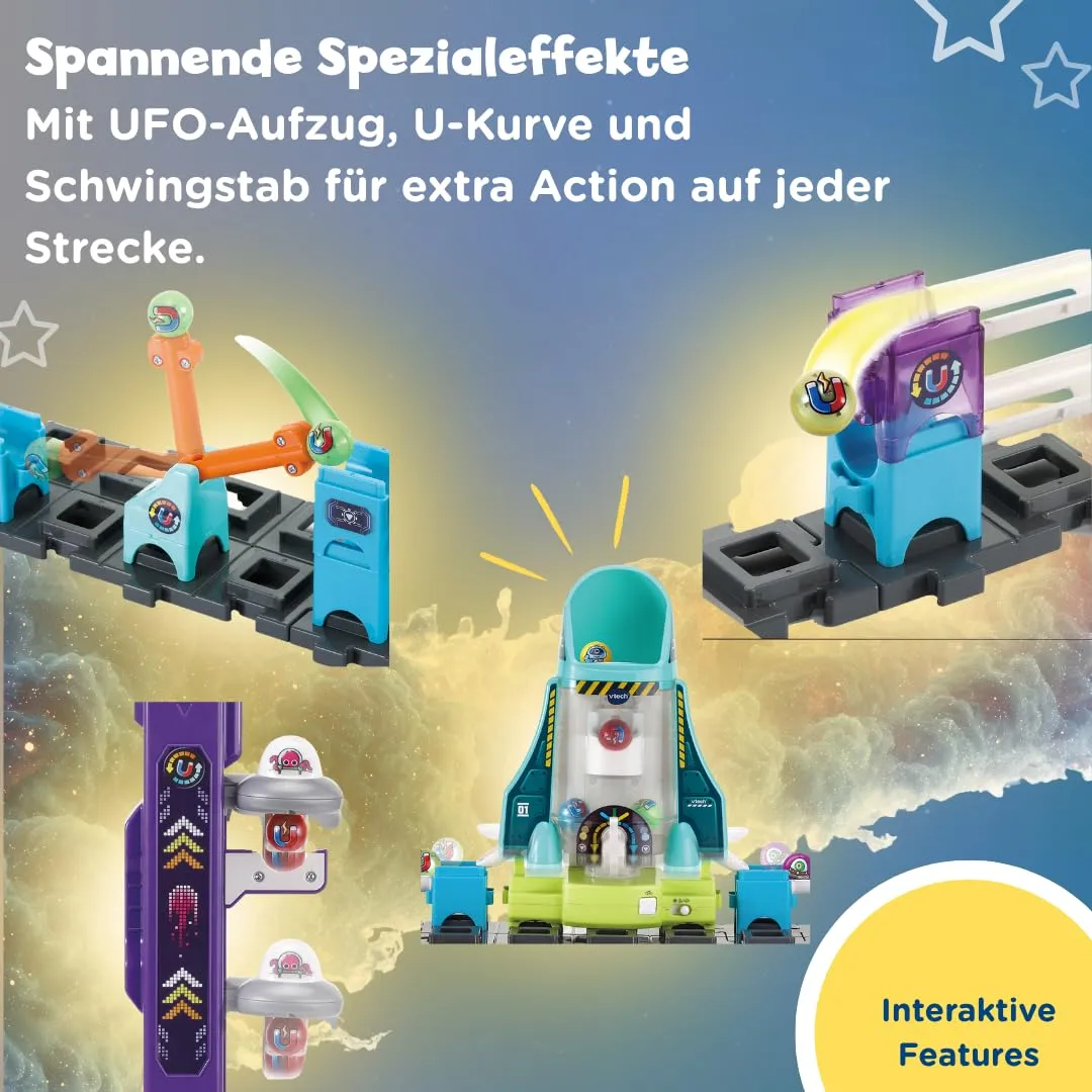 VTech Marble Rush Space Magnetic XL300 E Murmelbahn 115 Teile magnetisch