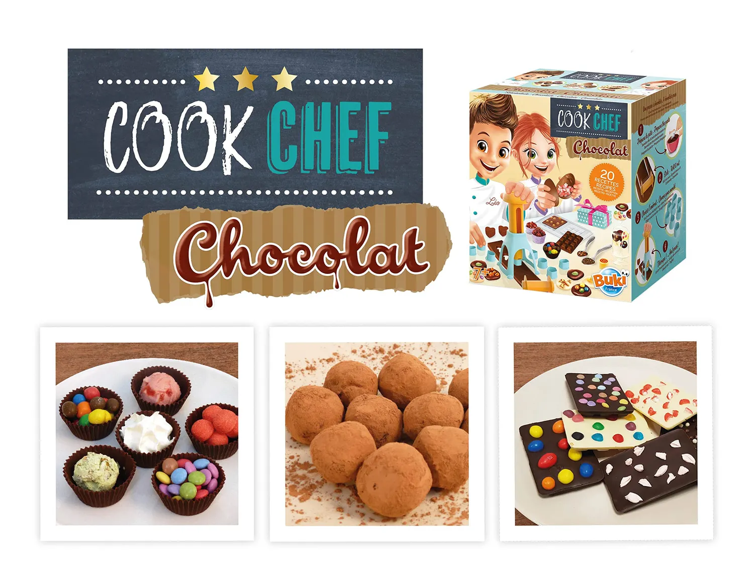 Buki France Cook Chef Schokolade Experimentierkasten 20 Rezepte