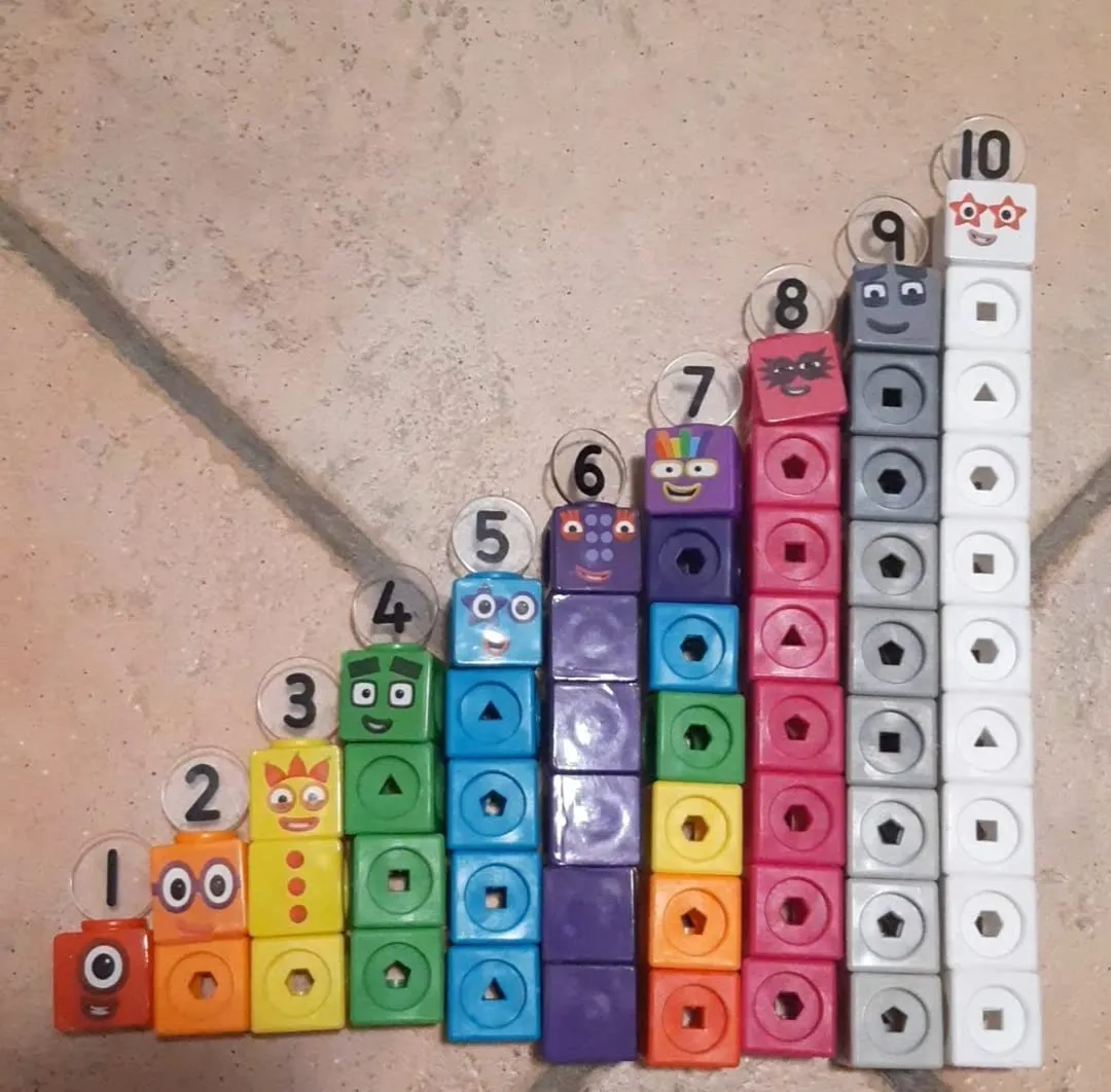 Learning Resources Numberblocks MathLink 1-10 Aktivitätsset Vorschule