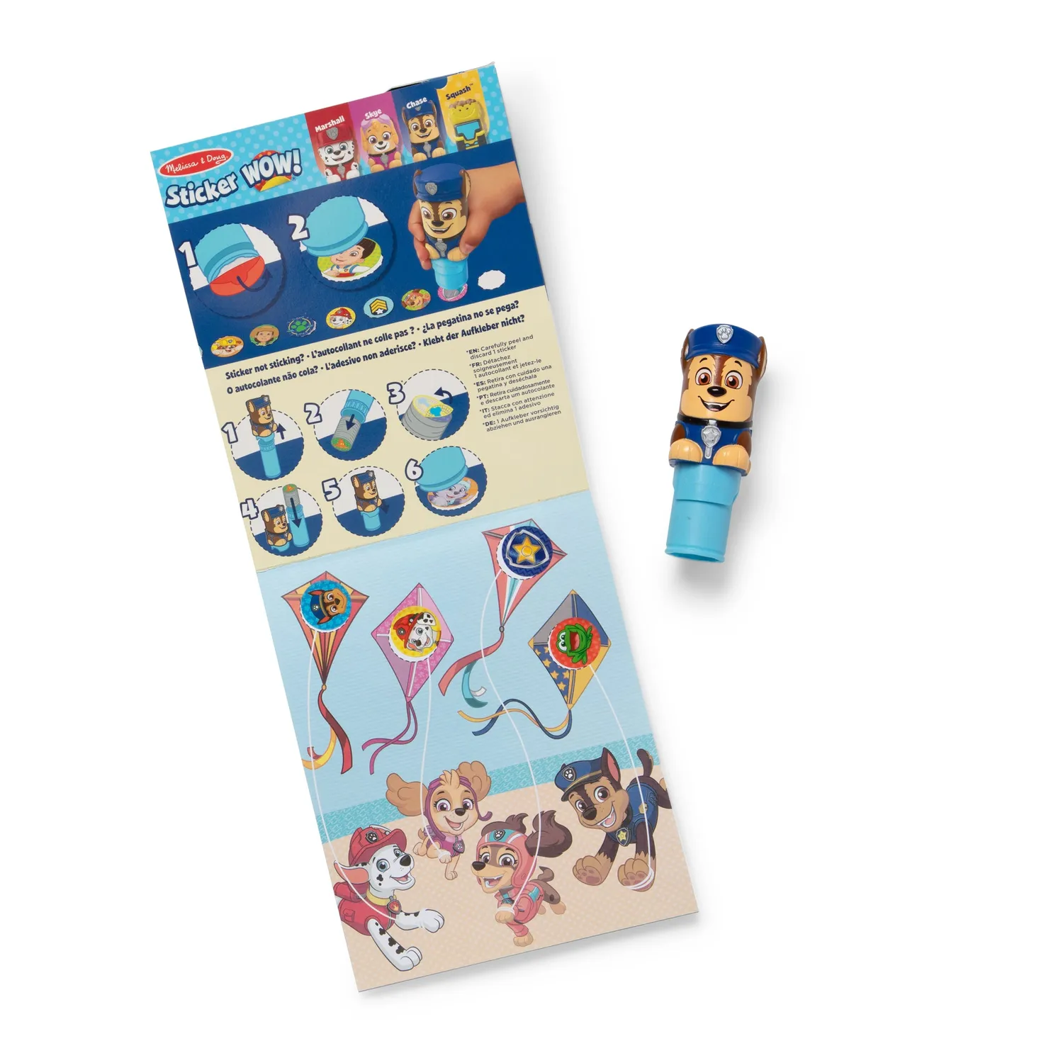 Melissa & Doug Sticker WOW! Stickerheft PAW Patrol Chase
