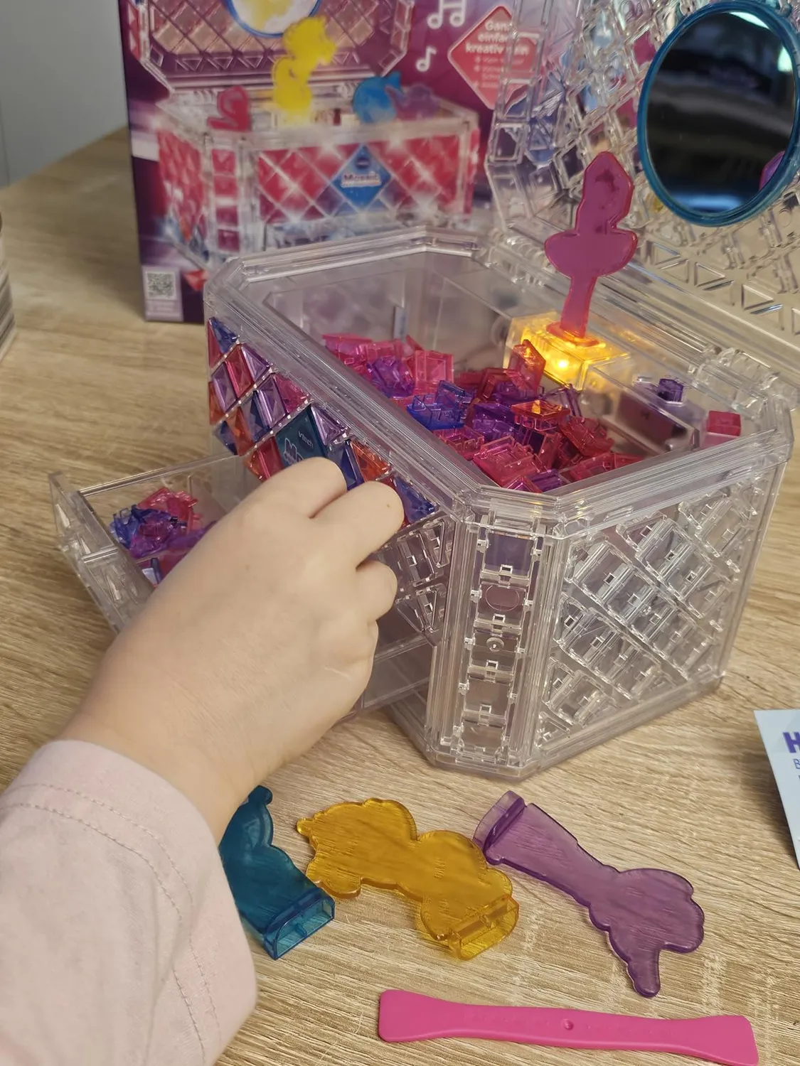 VTech Mosaic Magic Lights Schmuckkästchen 210 Steine Musik