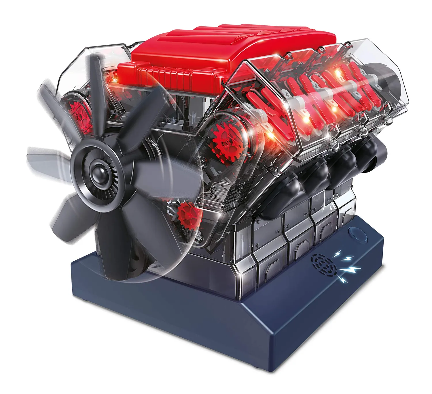 Buki 7161 V8 Motor Elektronikbaukasten ab 10 Jahren