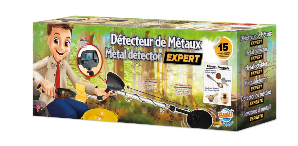 Buki KTD2000 Metalldetektor Expert für Kinder ab 9 Jahren