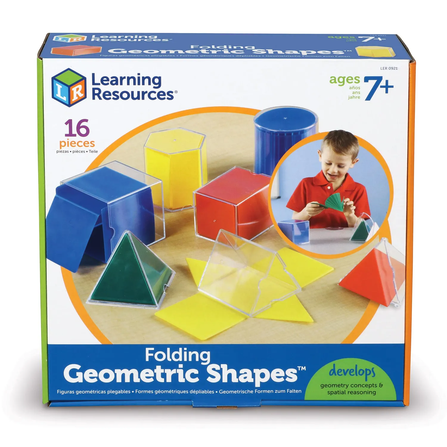 Learning Resources Faltformen Geometrie-Lernspiel 3D-Körper ab 7 Jahren
