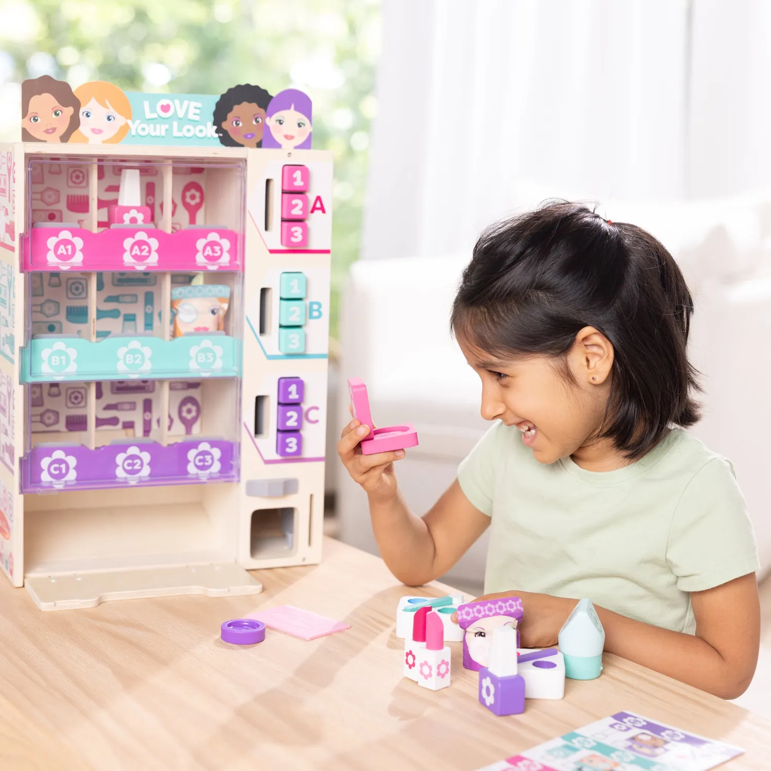 Melissa & Doug Sort Stock Select Beauty Kiosk Holzspielzeug