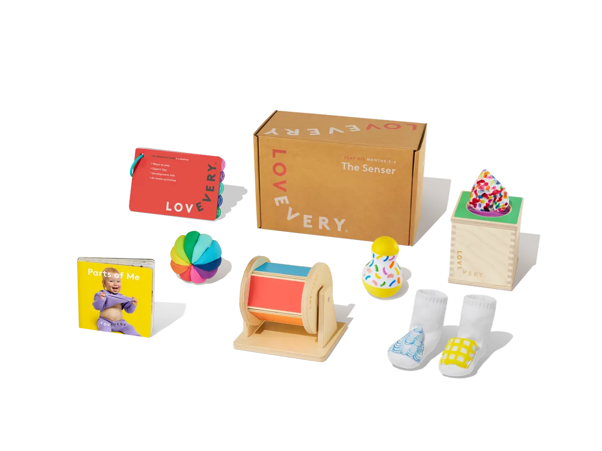 Lovevery Das Fühler-Set Babyspielzeug ab Geburt