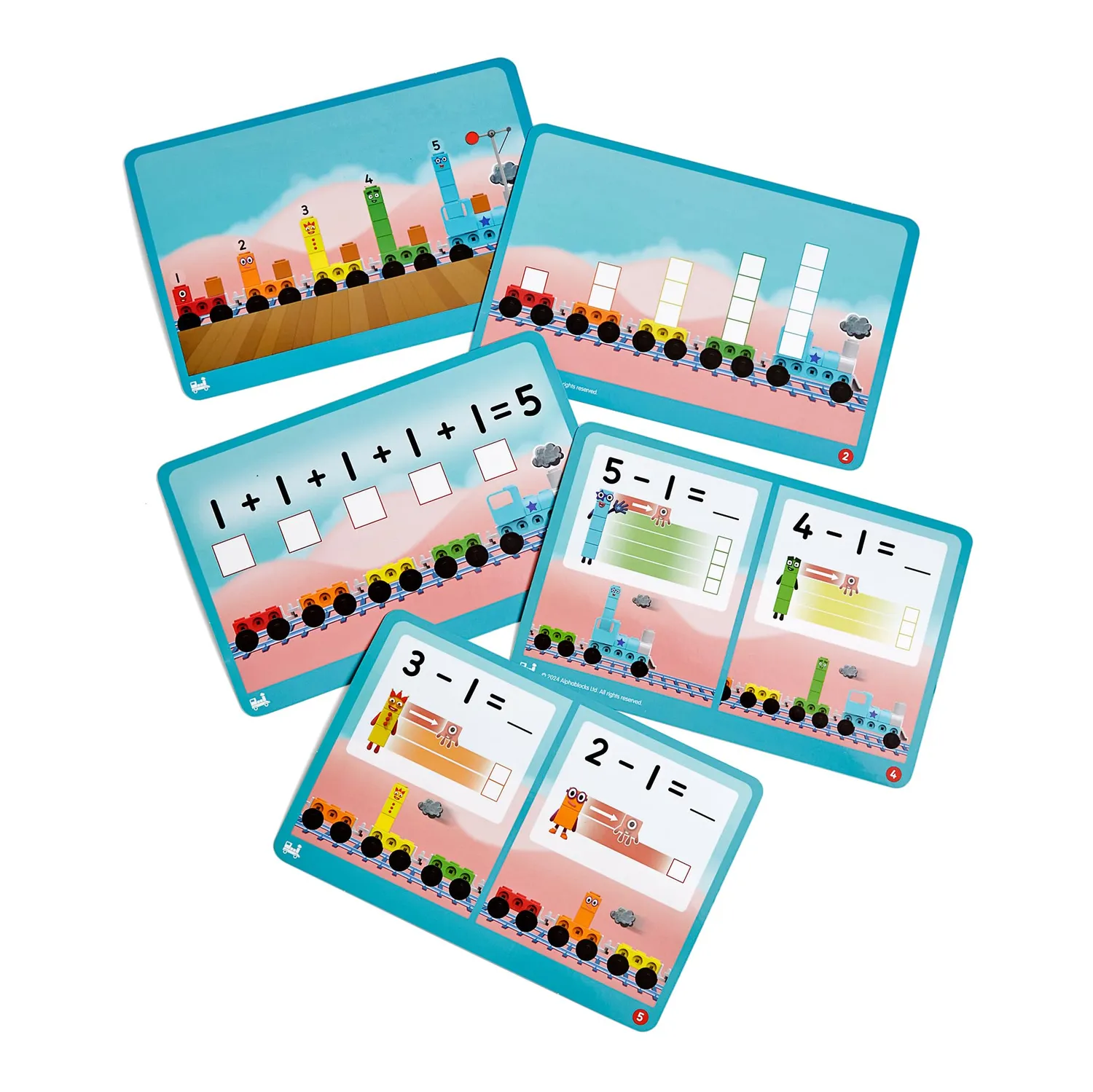 Learning Resources Numberblocks Expresszug Würfelset 21 Teile zählen