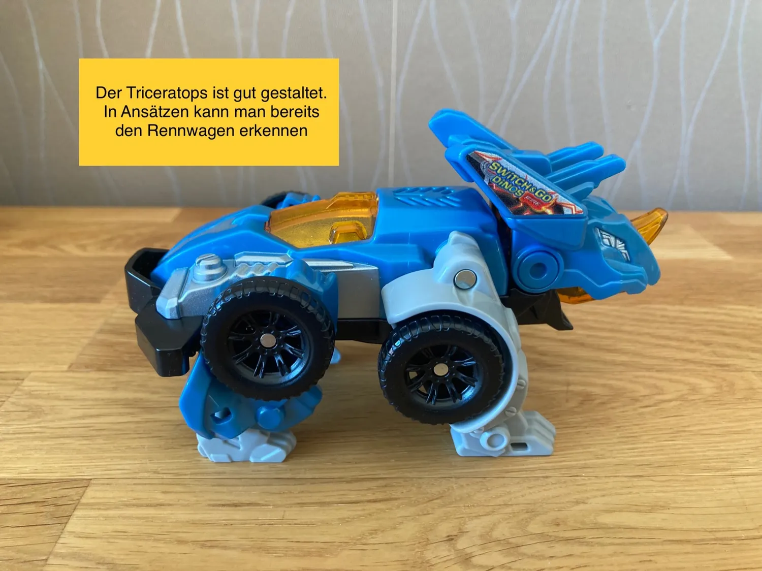 VTech Switch and Go Dinos Fire-Mini-Triceratops Auto